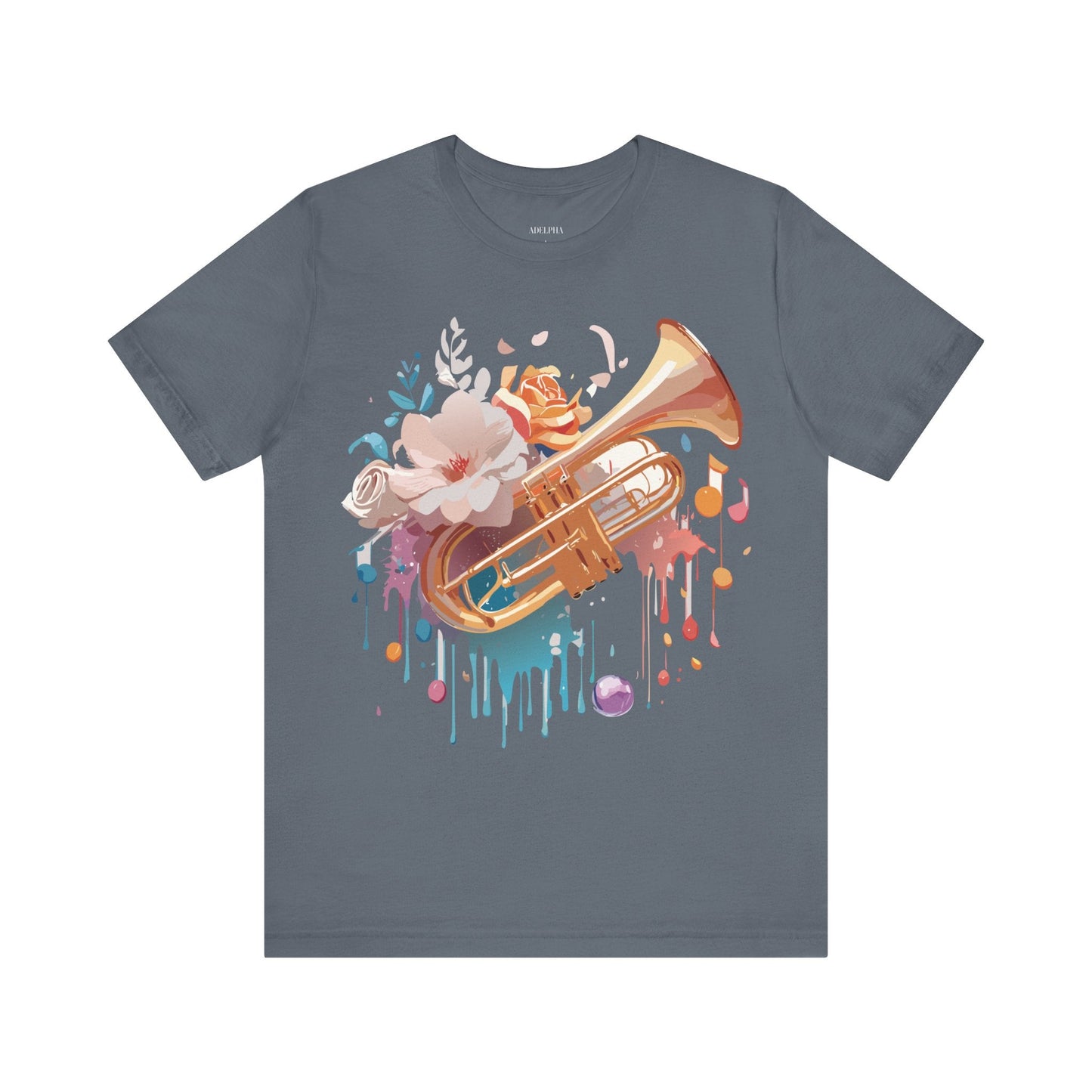 Adelpha Vintage Inspired Graphic T Shirt Unisex Jersey Short Sleeve For Everyday Style
