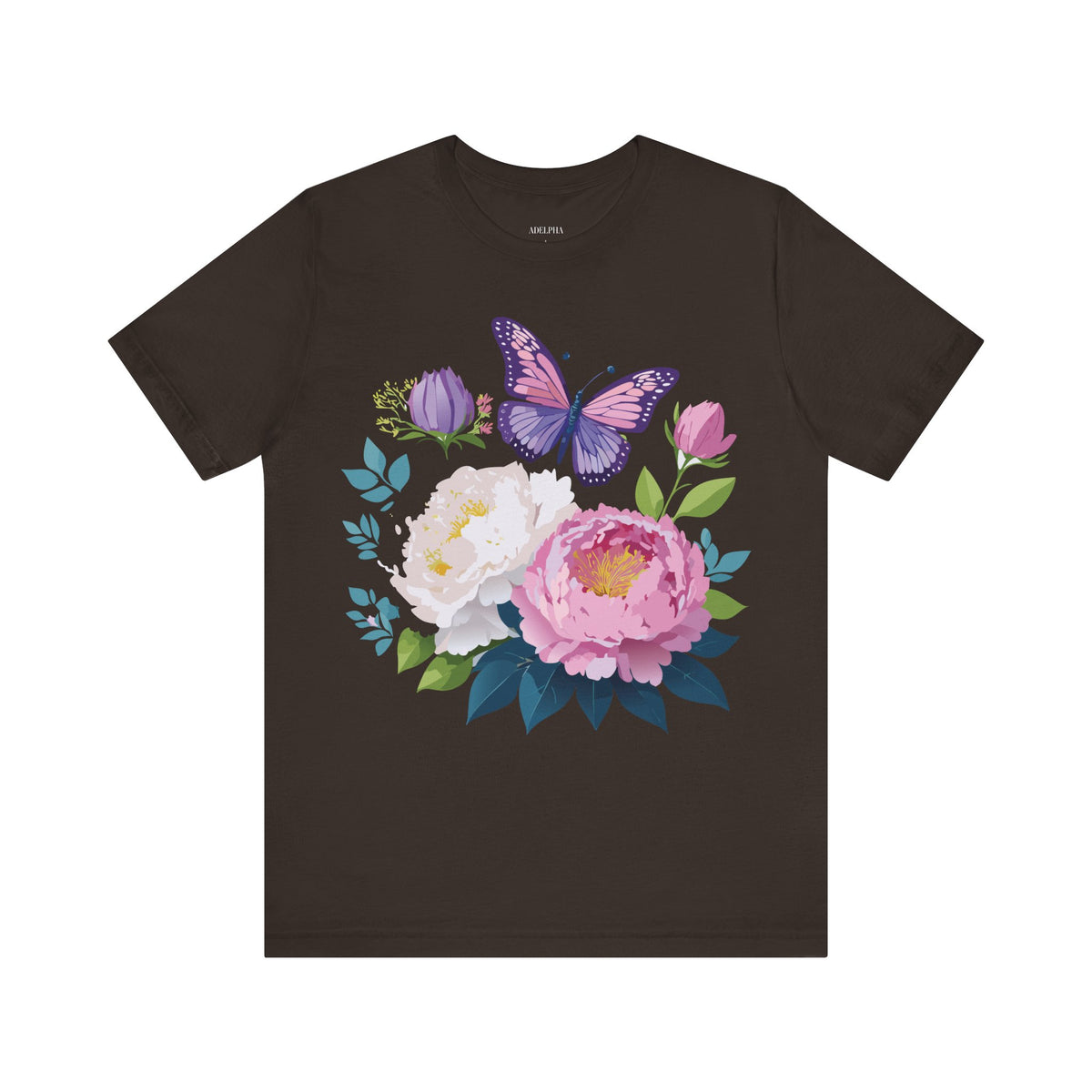 Floral Graphic Tee Shirt - Bella+Canvas Unisex 100 Cotton 35