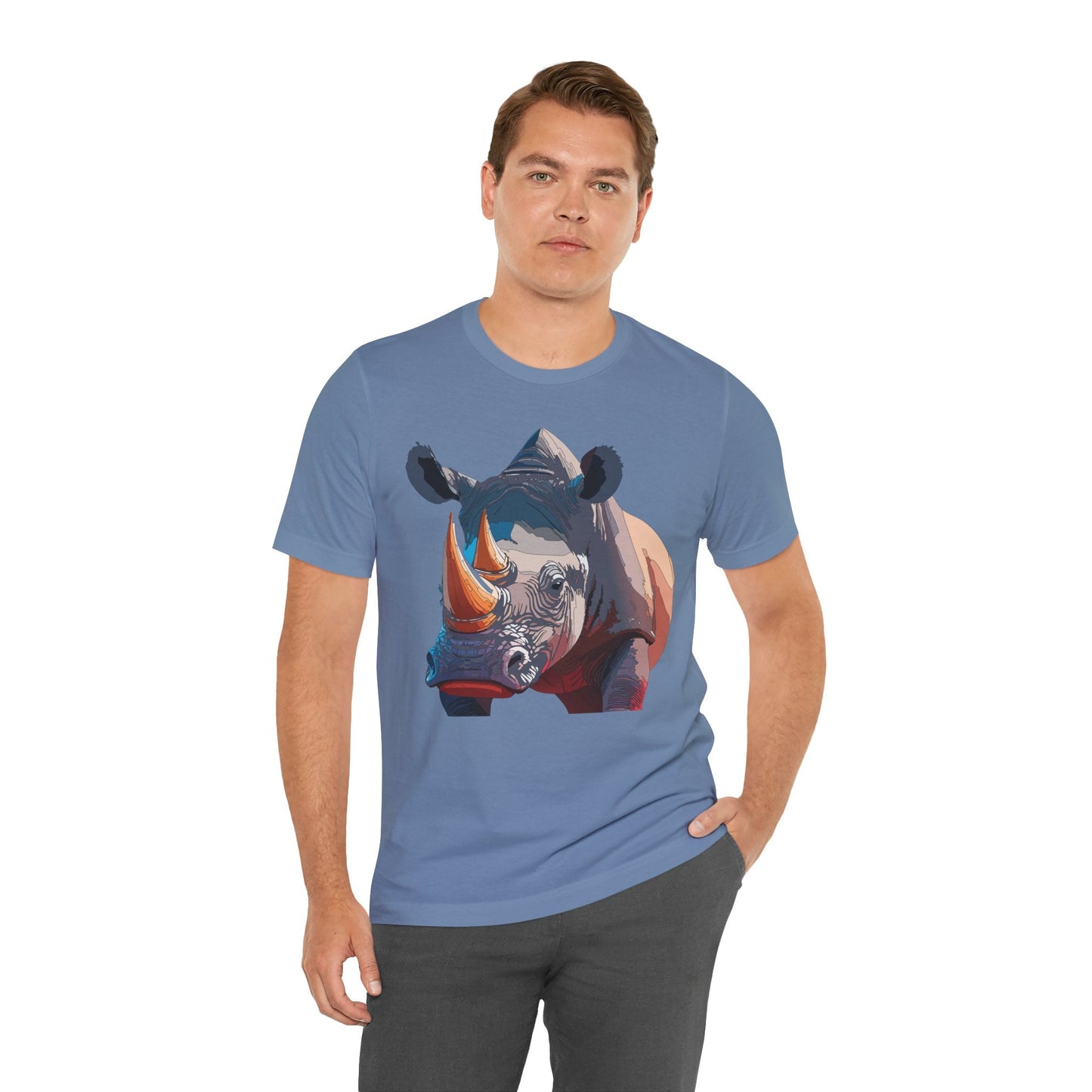 Unisex Animal Shirt Tee With Art Design Wild Animals Gildan Softstyle 64000 Graphic Tee