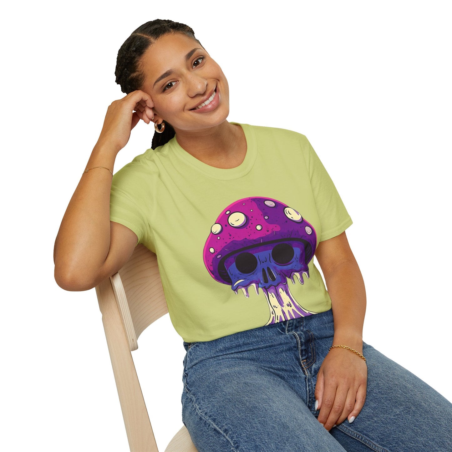 Mashroom Tee Shirt Unisex Funny Mashroom Graphic Softstyle Tee Gildan 64000 Quality Cotton
