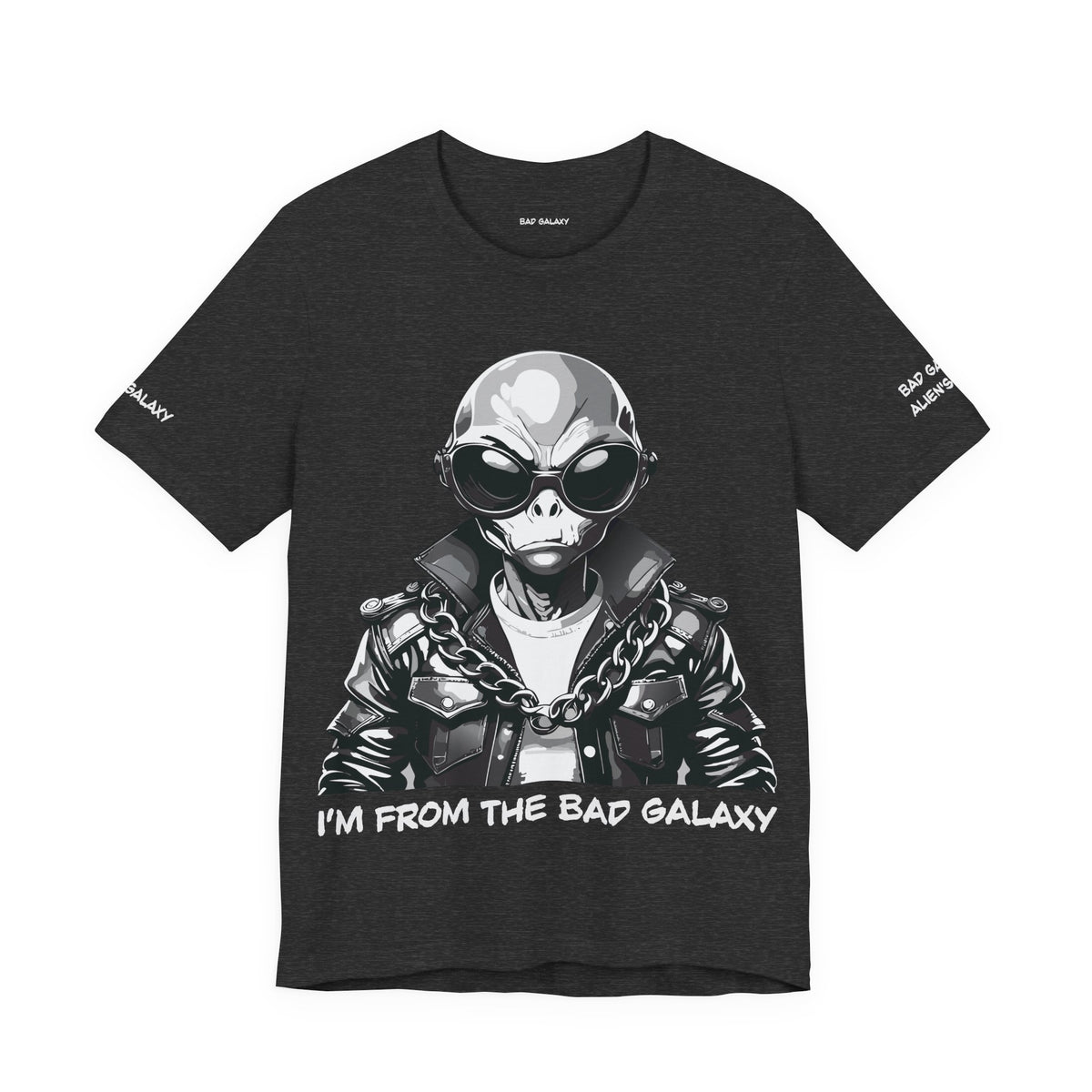 Alien Graphic Unisex Cotton Bella+Canvas Tee with Art Design b71