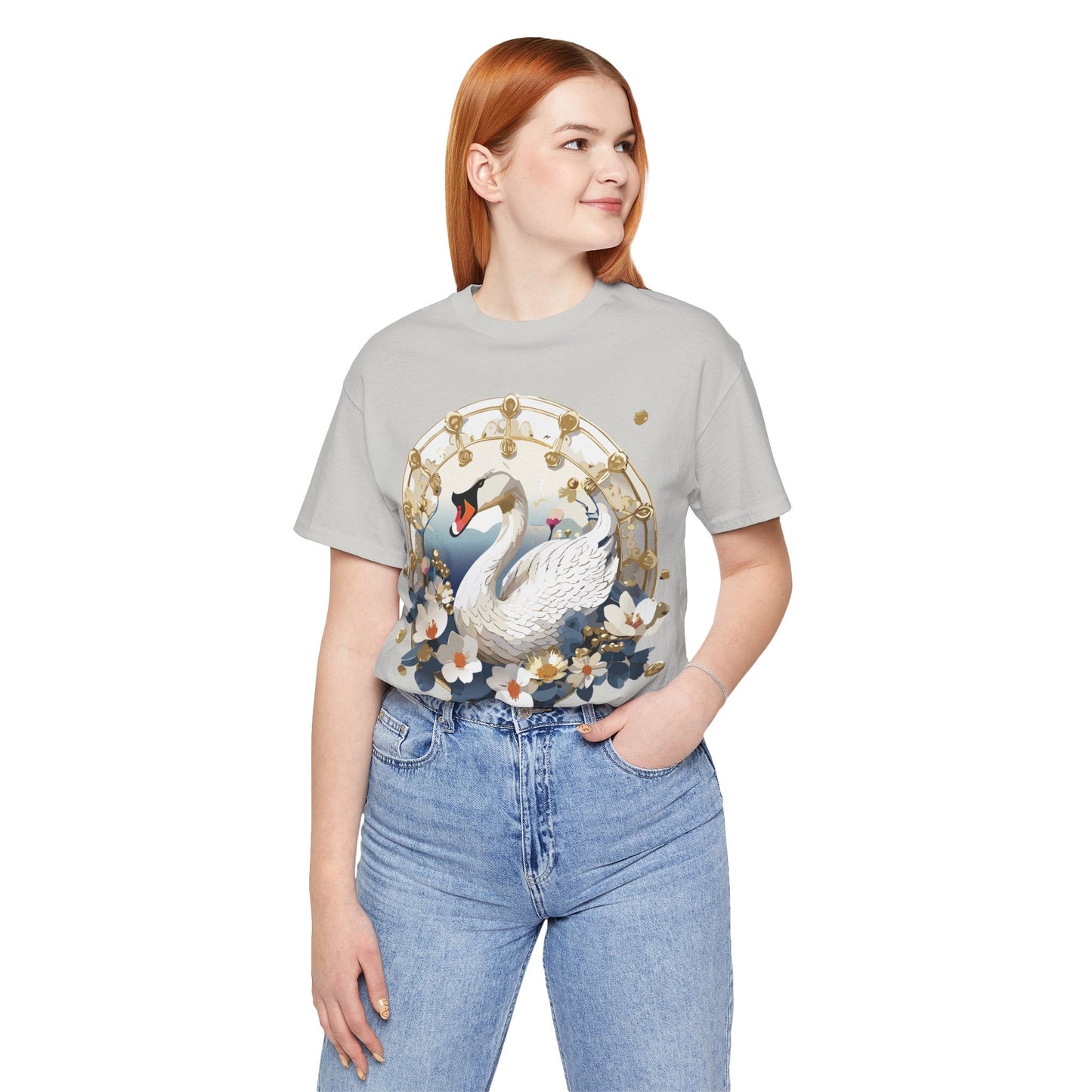 Adelpha Medallion Graphic Tee Unisex Jersey Short Sleeve Art Design Shirt Premium Comfort