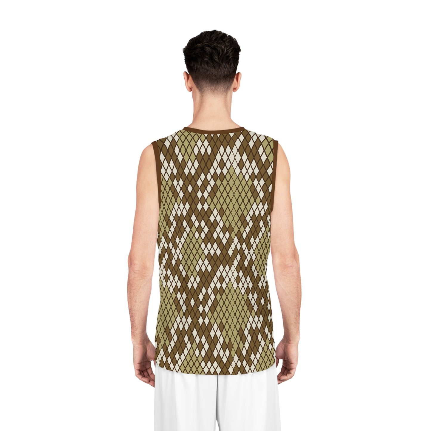 Men's Basketball Tee with Animal print