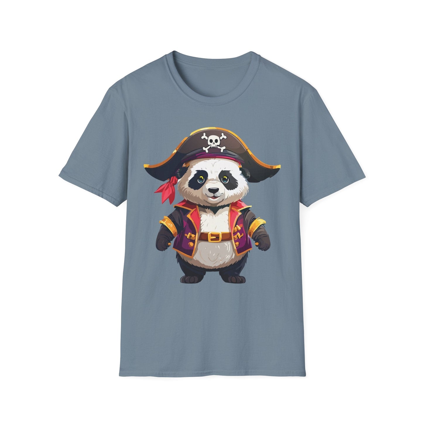 Panda Shirt Unisex Panda Tee Softstyle 64000 Gildan 100 Percent Cotton Animal Tee