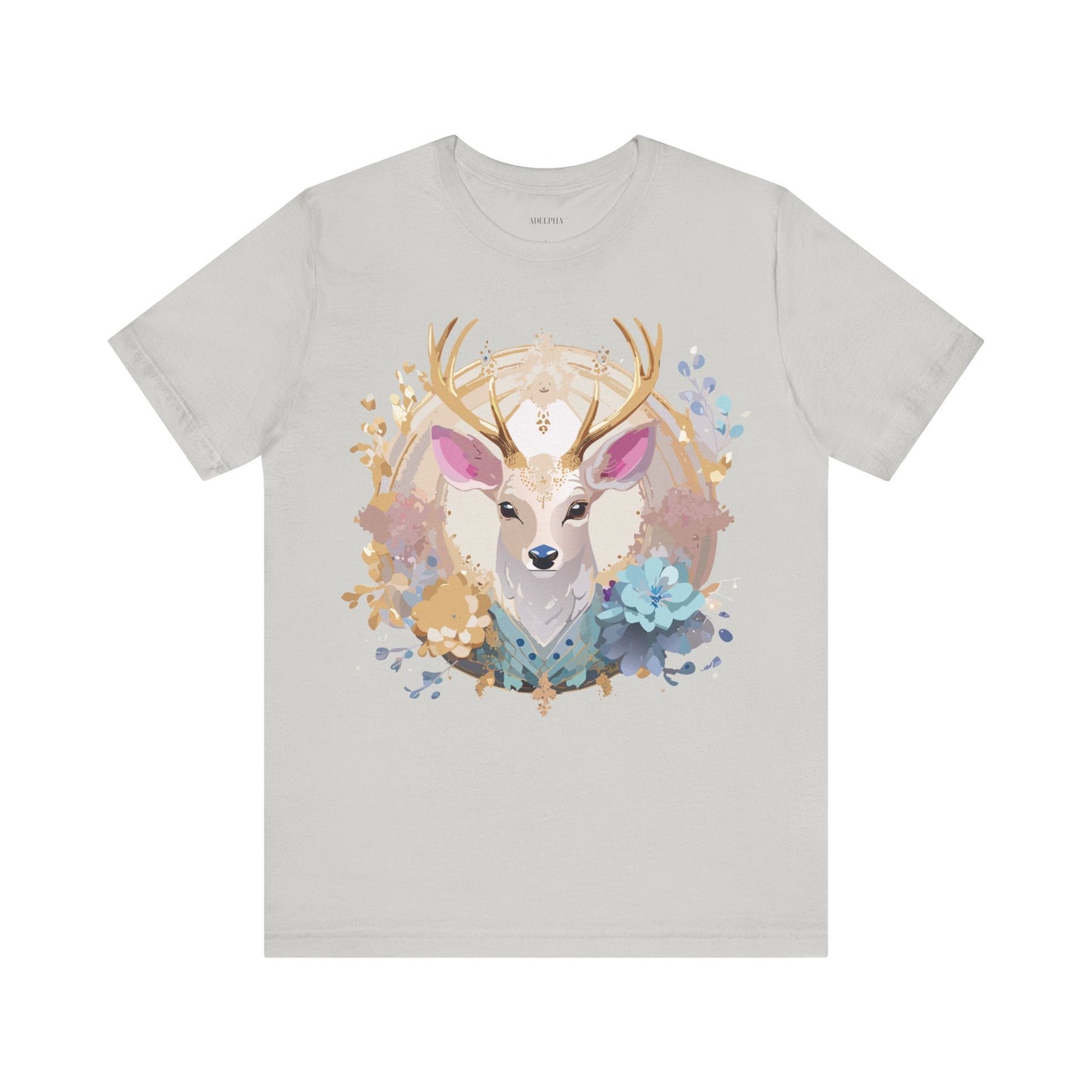 Medallion Graphic Unisex 100 Cotton Vintage Animal Medal Artwork Tee 68