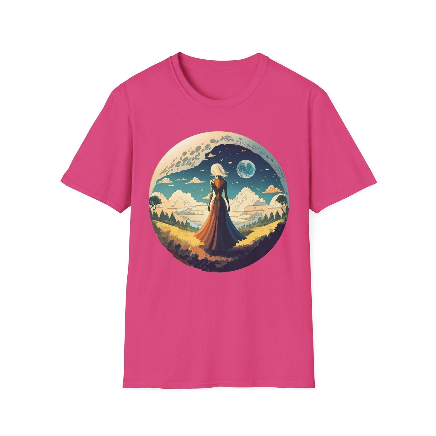 Womens Graphic T Shirts Art Design Tee Unisex Softstyle 64000 Cotton Tee Comfortable Everyday Wear