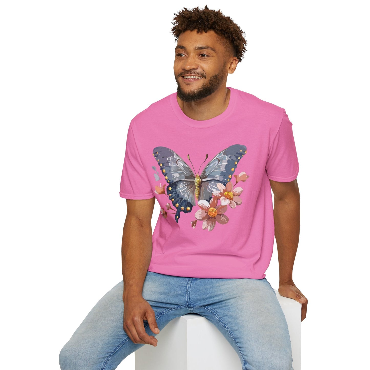 Butterfly Shirt Unisex T Shirt Monarch Butterfly Softstyle Tee Gildan 64000 Breathable Everyday Wear