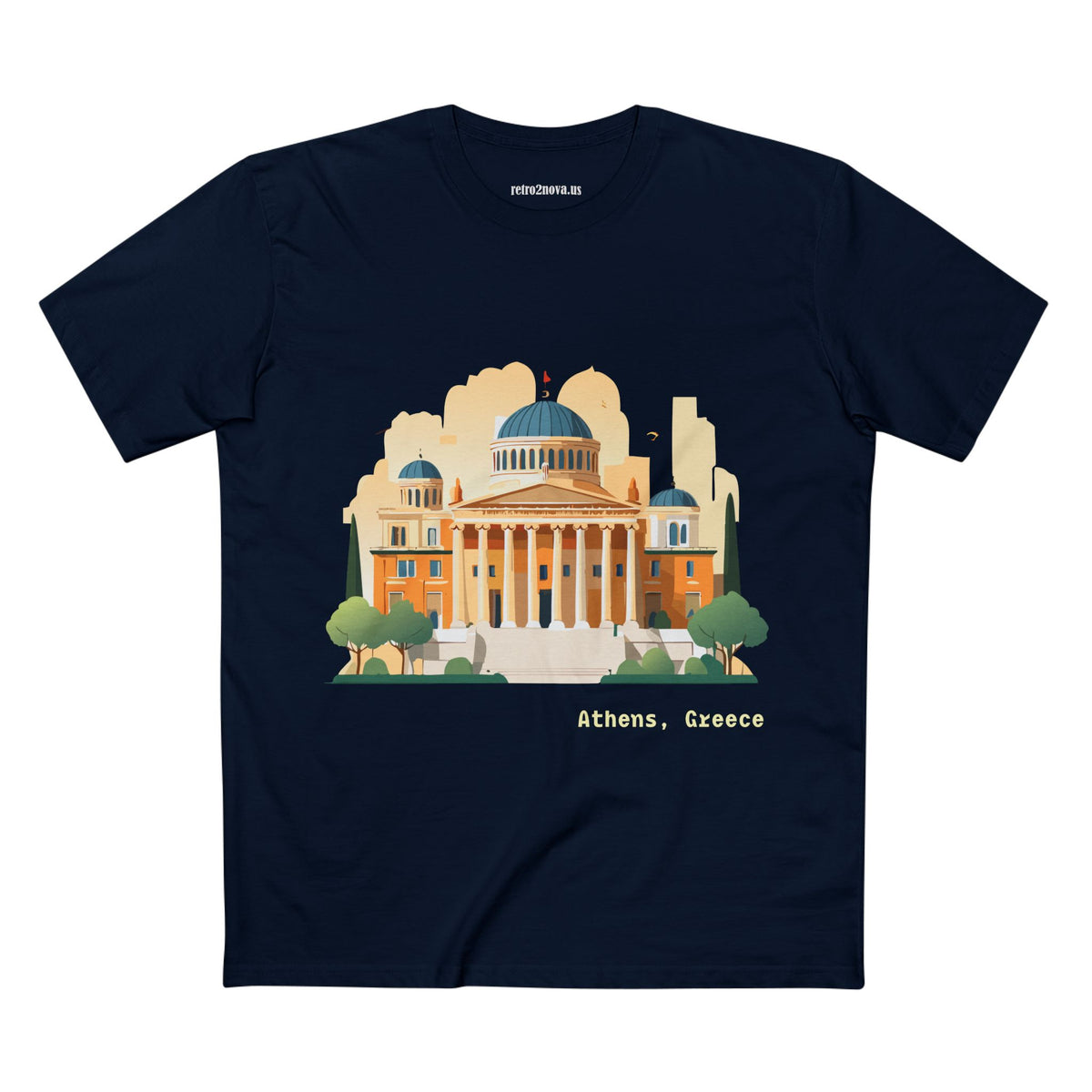 Athens Greece illustration Tee | Historic Parthenon travel souvenir