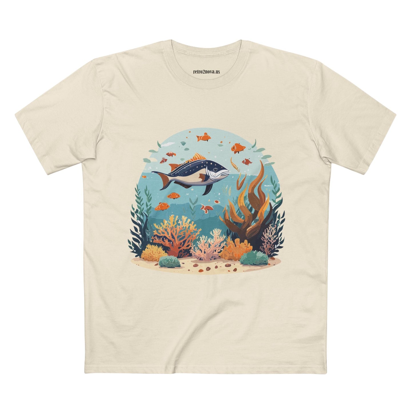 Ocean Pacific Ocean Shirt Unisex Premium Cotton Tee With Original Art Design Retro2Nova