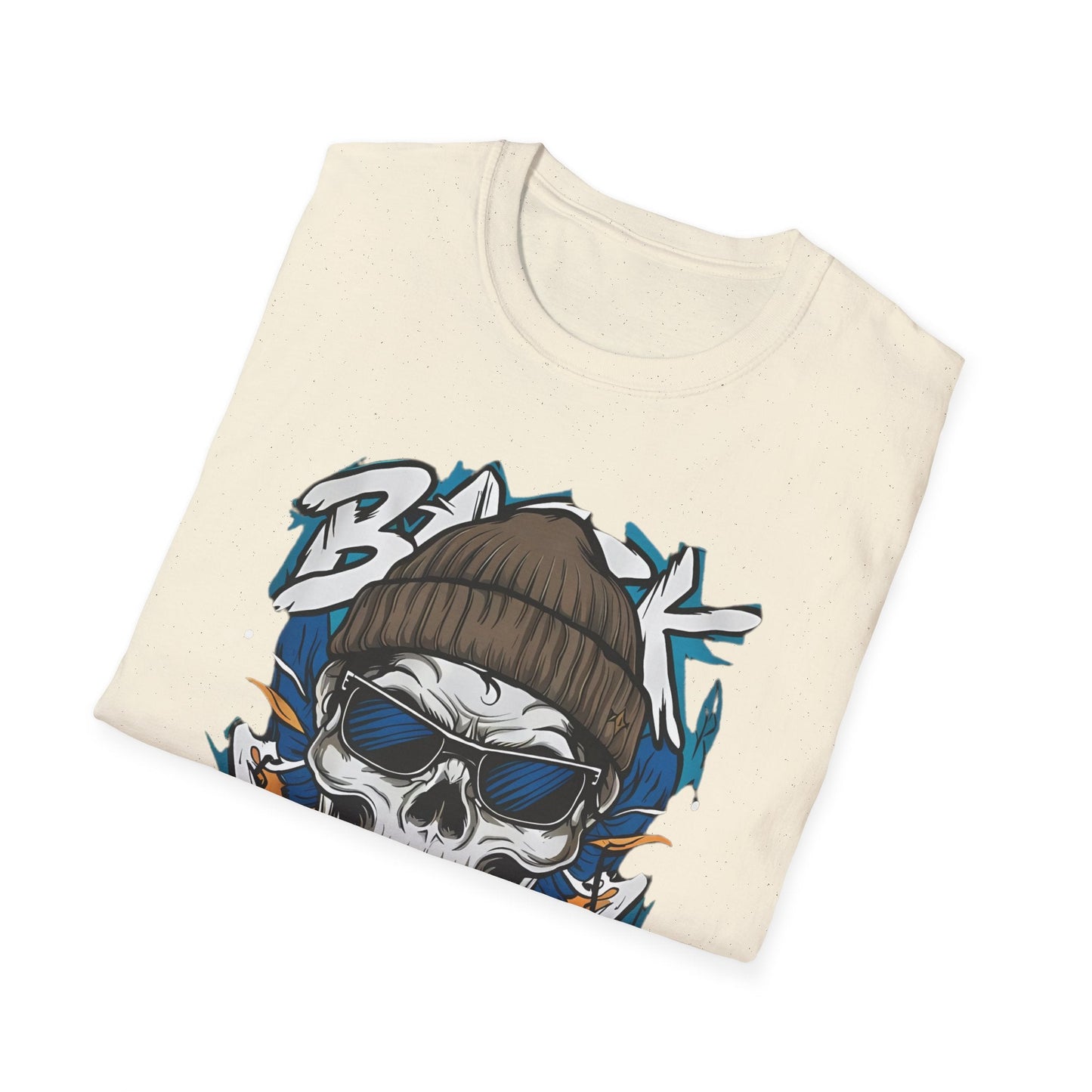 Gildan Softstyle Skull Tee Shirt Unisex Skeleton Design 100 Percent Cotton Graphic Tee