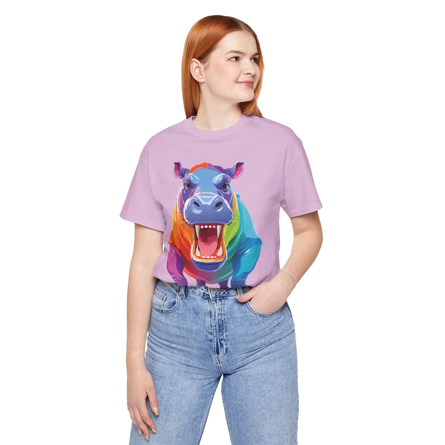Unisex Animal Tee Shirt With Art Design Wild Animals Graphic Tee For Men Women All Sizes