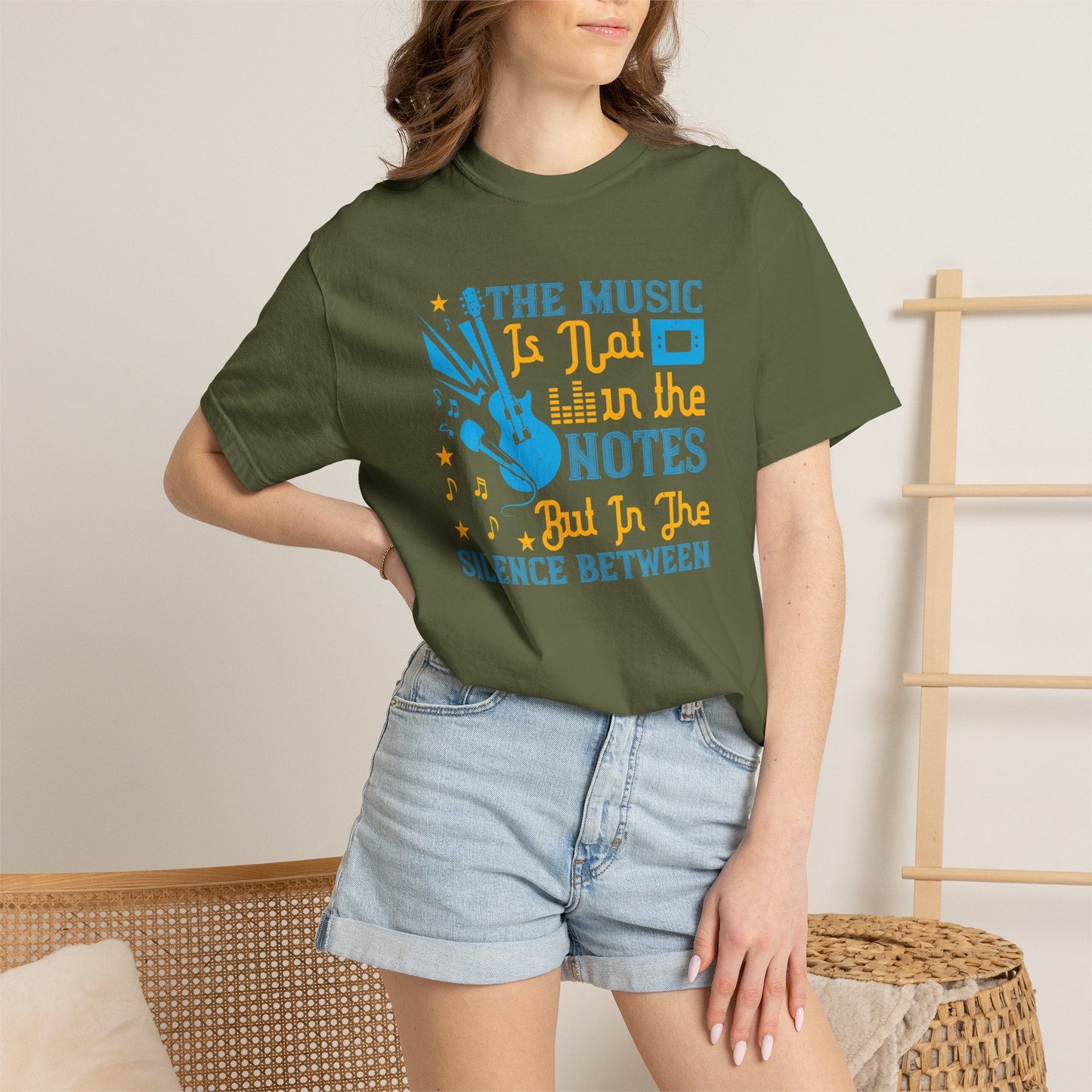 Music Graphic Design Unisex Cotton T-shirt  m44