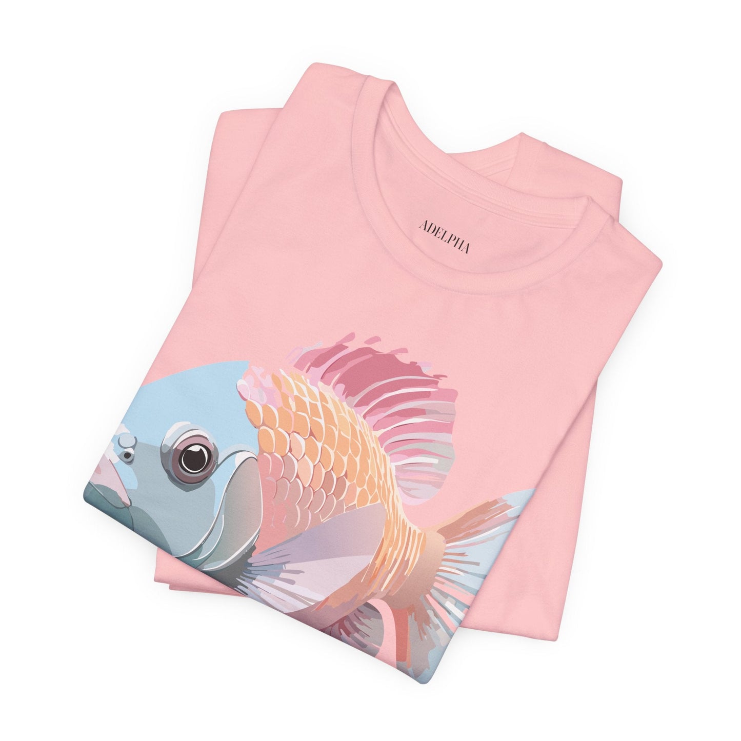 Fish Graphic Unisex 100 Cotton Vintage Artwork Tee 1