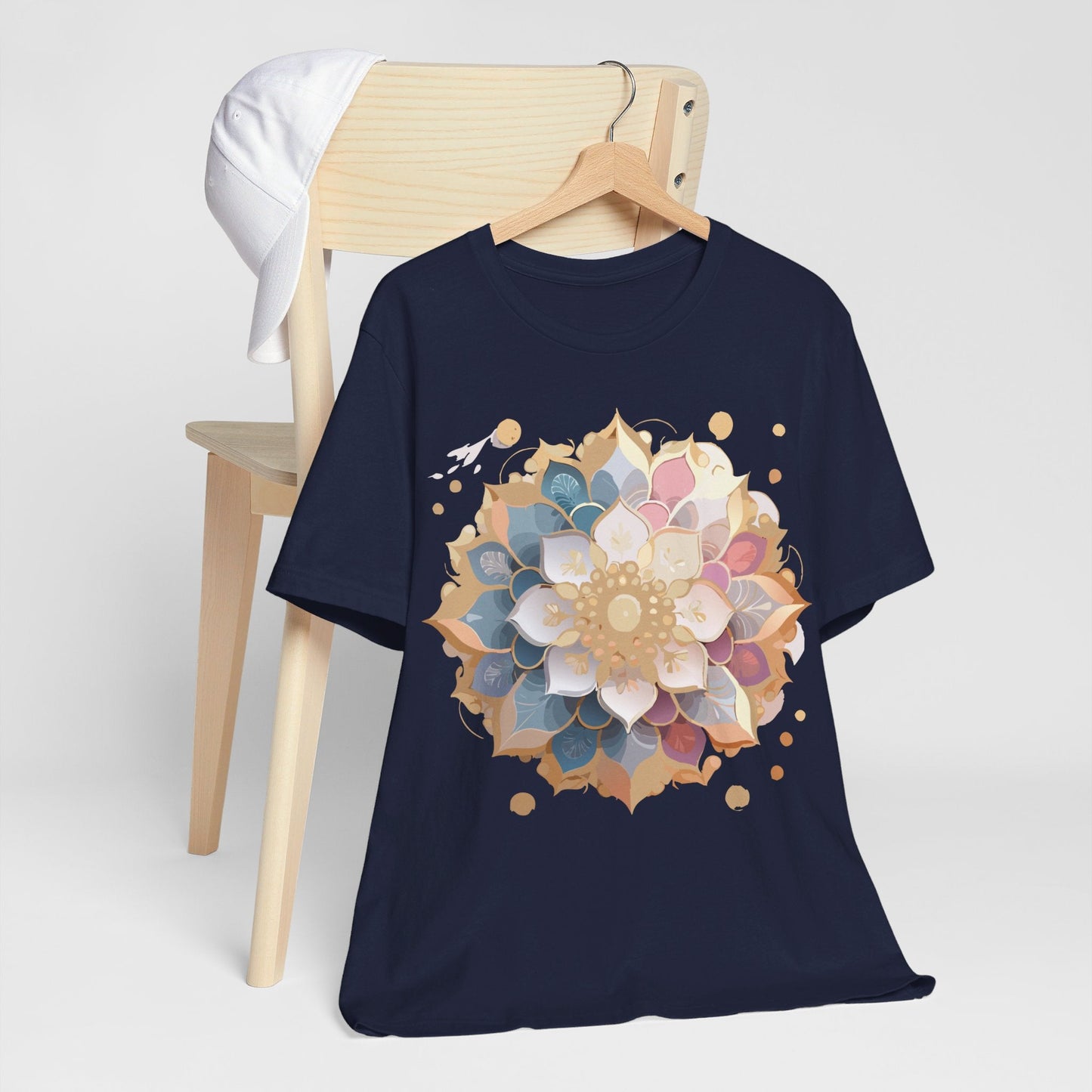 Mandala Graphic Tee Unisex Jersey Short Sleeve From Adelpha Vintage Inspired Artwork