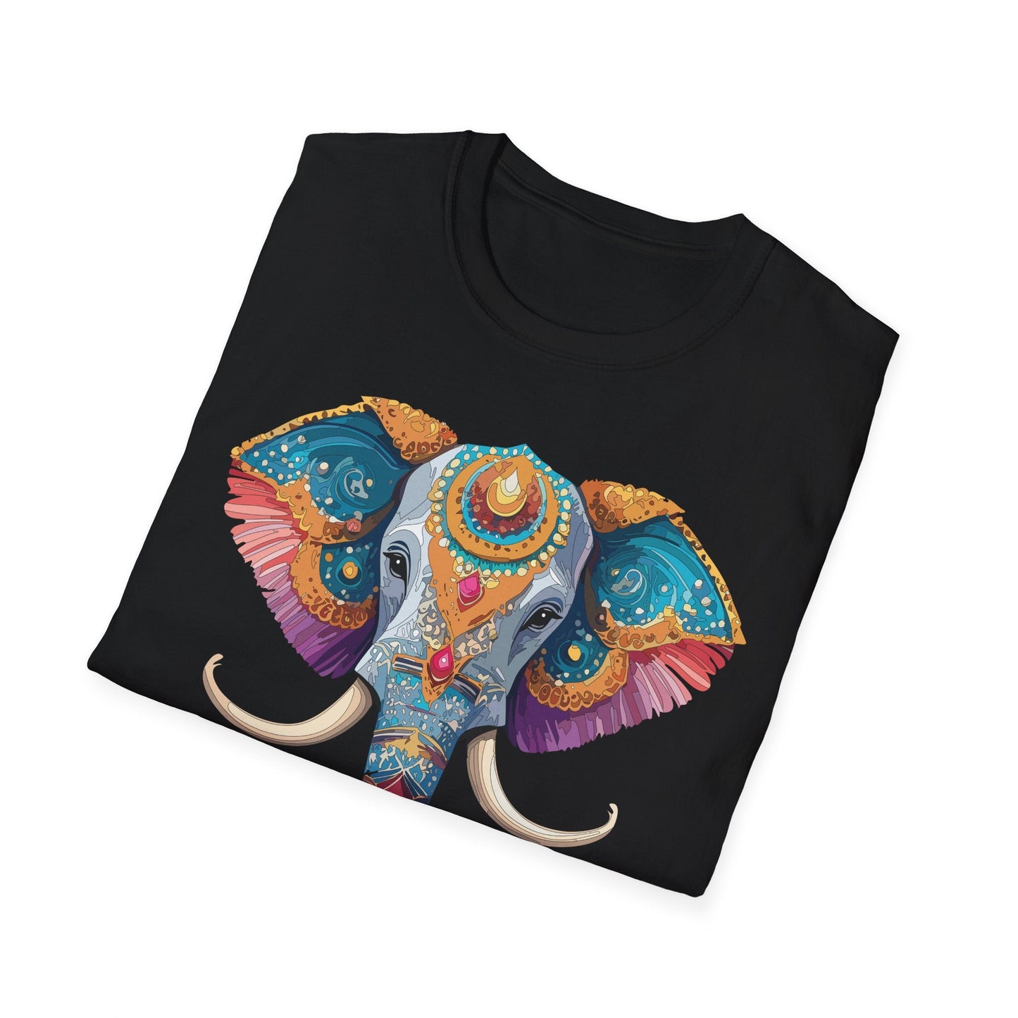 Elephant Shirt Unisex Elephant Tee Softstyle Cotton Gildan 64000 Animal Tee Graphic Elephant Tee