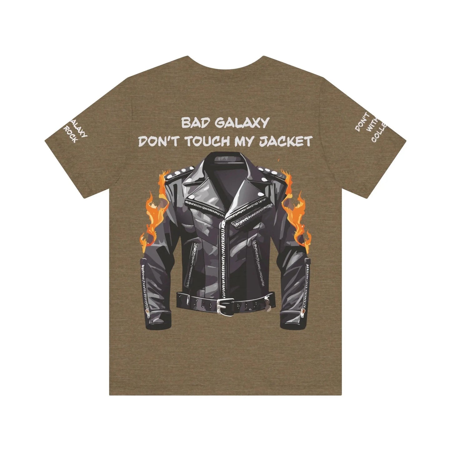 Bad Galaxy Punk Rock Tee Shirt Lightweight Fabric Made To Order 100 Percent Cotton Eco Friendly Inks
