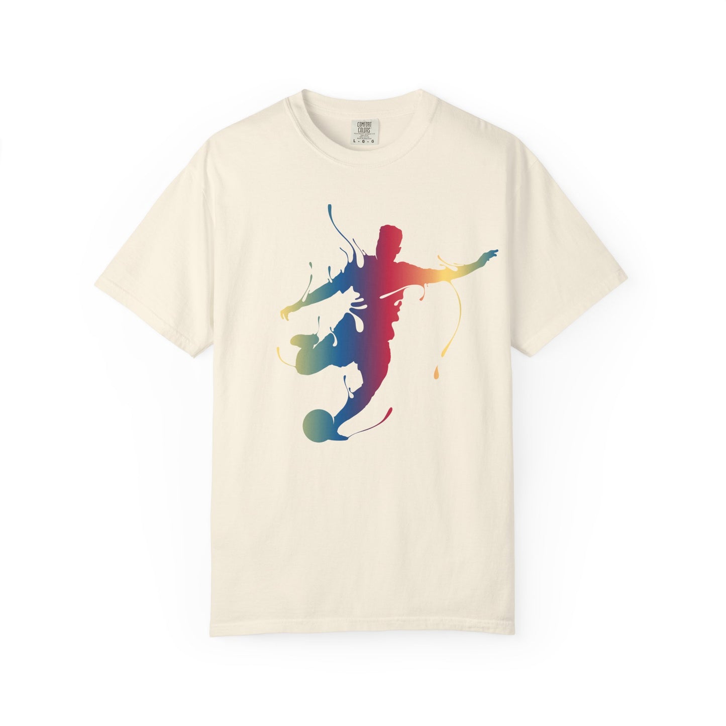 Camiseta unisex con diseño de arte deportivo.