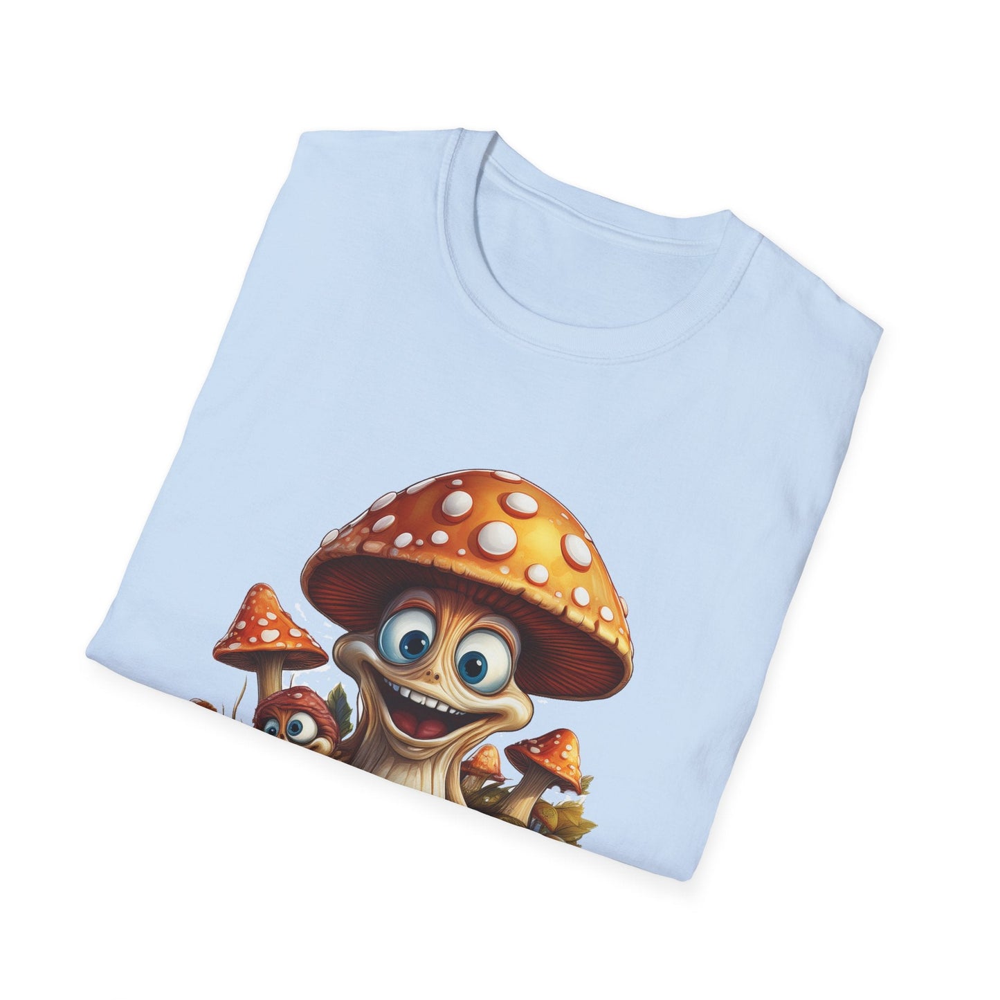 Mashroom Tee Shirt Unisex Softstyle 64000 Comfortable Mushroom Shirt With Funny Fungus Design