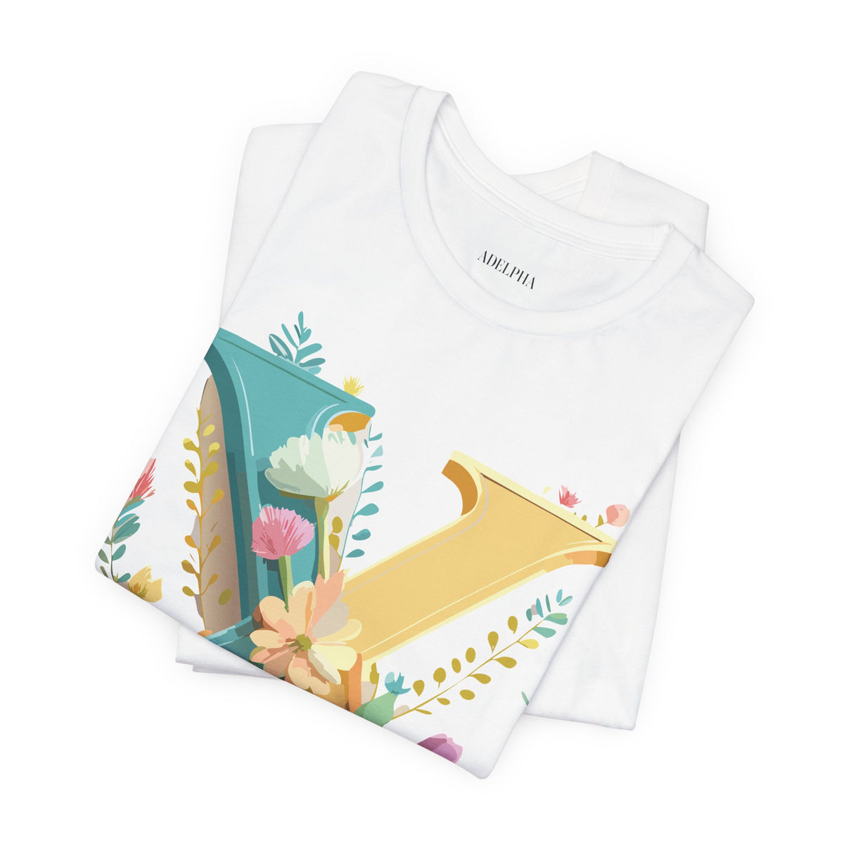 Letter X Graphic Unisex Cotton Bella+Canvas Tee with Art Letter Design