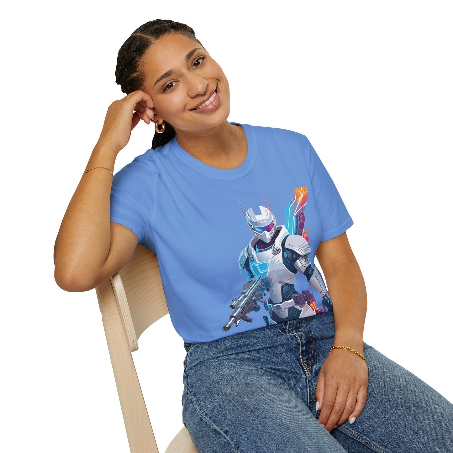 Robocop T Shirt Unisex Softstyle 64000 Graphic Tee 100 Percent Ring Spun Cotton Comfort