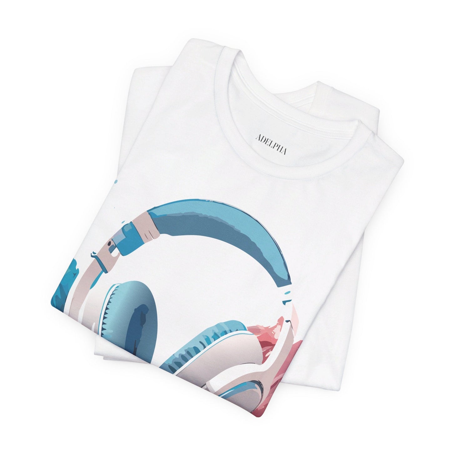 Music Graphic Unisex 100 Cotton Vintage Art with Musical Elements Tee 92