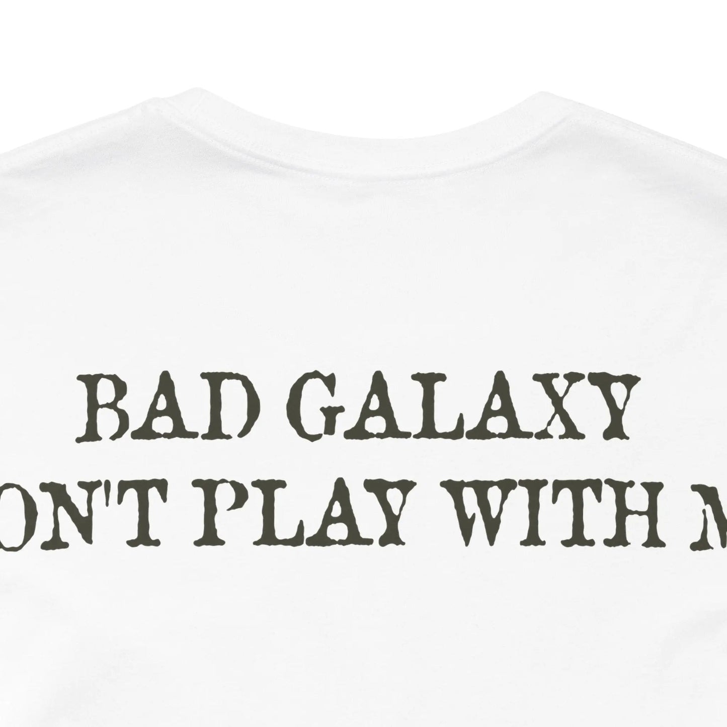 Skull T Shirt From Bad Galaxy Made To Order 100 Percent Cotton With Eco Friendly Inks Free Shipping