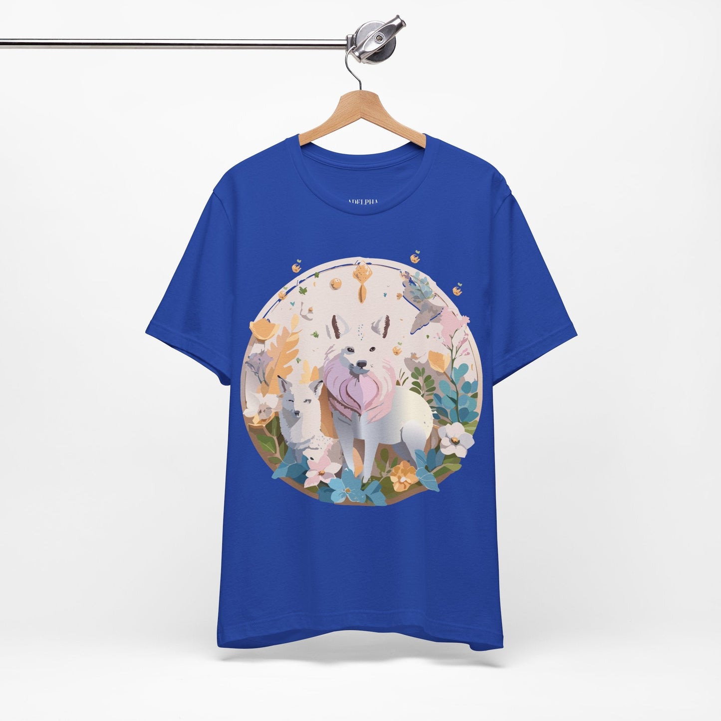Adelpha Graphic Tee Unisex Short Sleeve Shirt With Vintage Art Design For Everyday Wear
