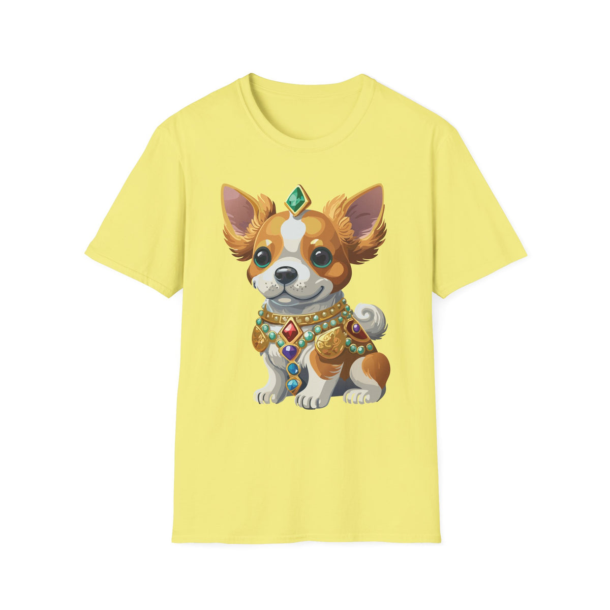 Corgi Prince T-Shirt — Cute Royal Dog Graphic Design Unisex 100 Cotton Gildan T-Shirt