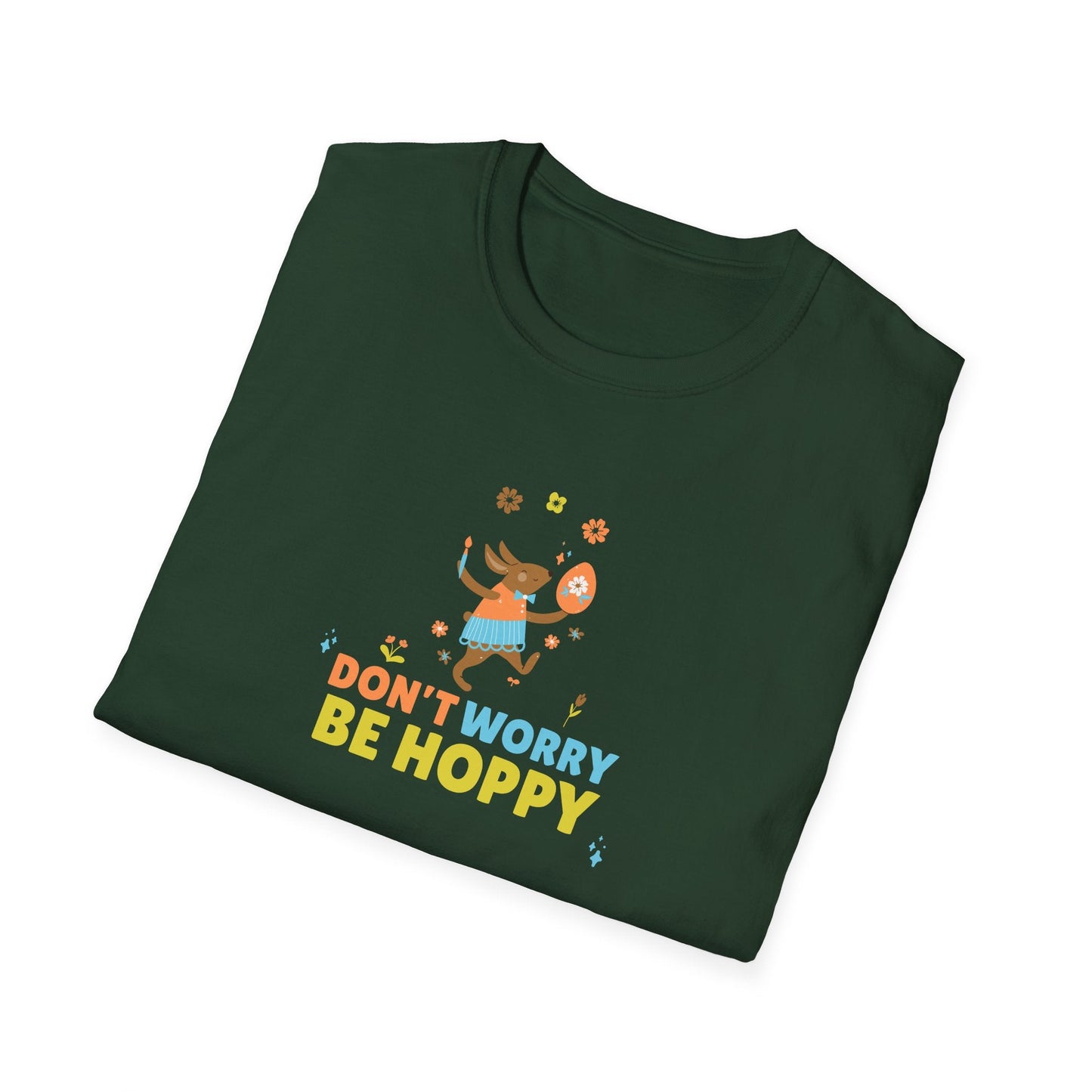 Easter Day T Shirt With Signature Art Design Unisex Softstyle Tee 64000 By Gildan