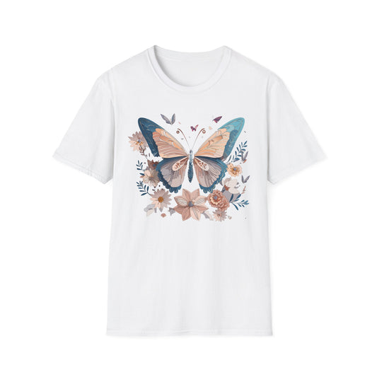 Monarch Butterfly T Shirt Unisex Softstyle Gildan 64000 Tee Lightweight Comfort Fit