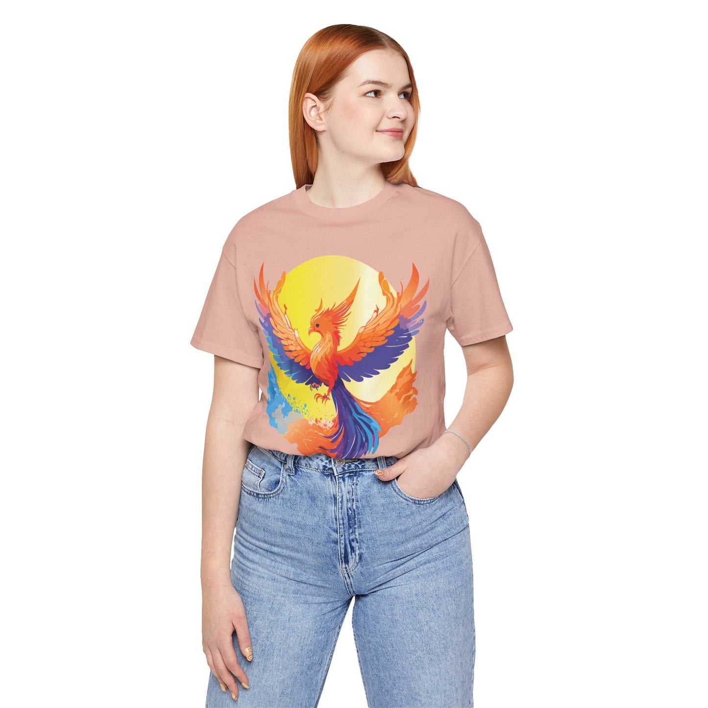 Unisex Animal Print Tee Shirt With Art Design Wild Animals Short Sleeve Comfort Fit