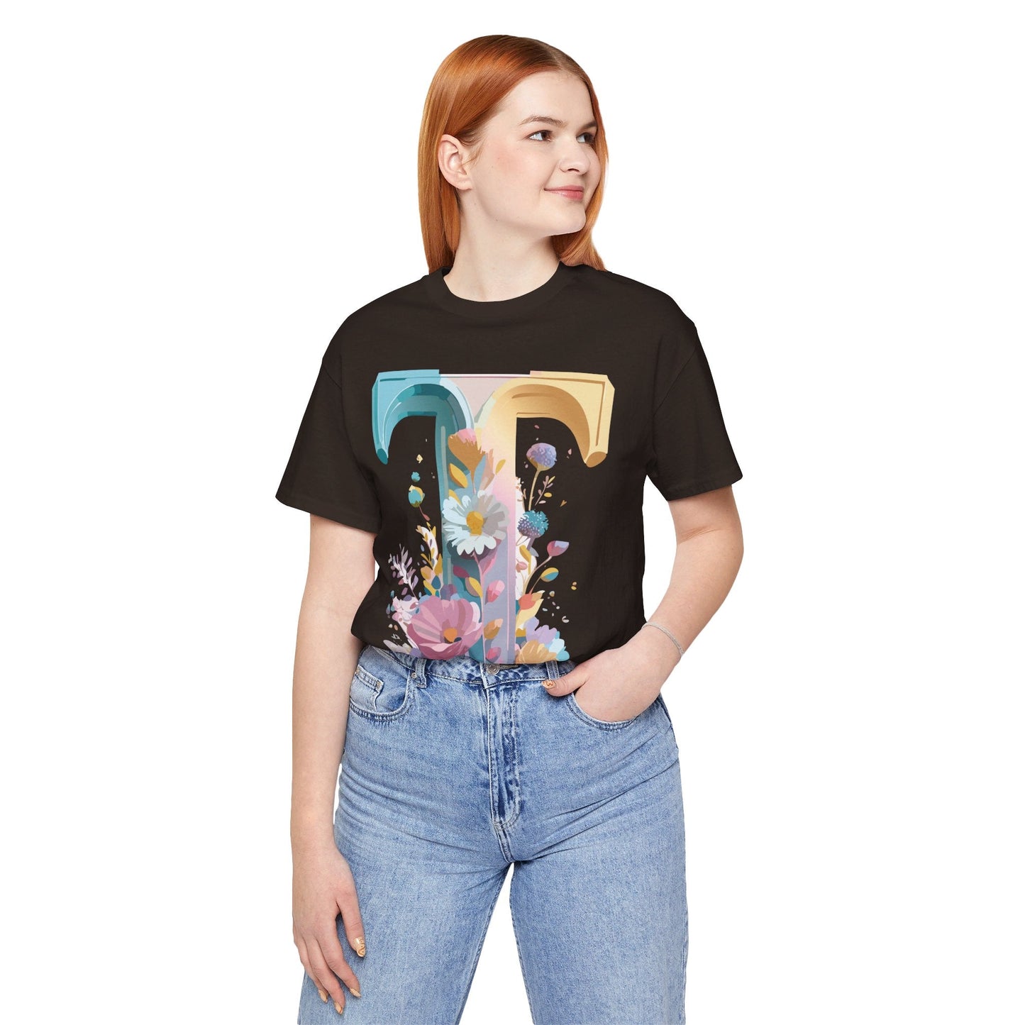 Unisex Graphic T Shirt Letter Shirt Adelpha Vintage Inspired Art Tee Short Sleeve