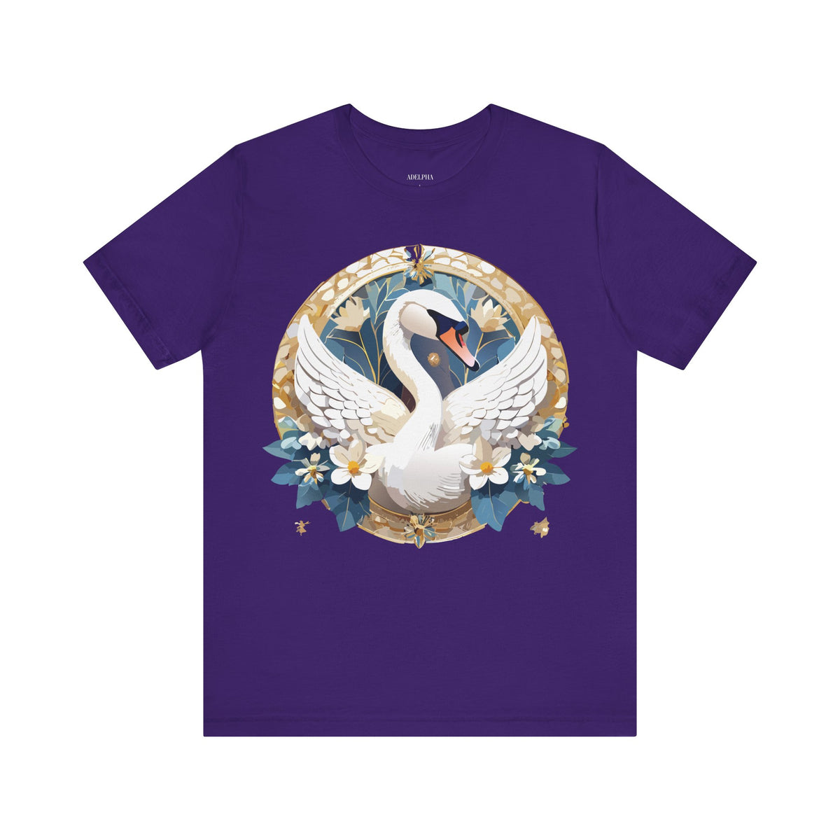 Medallion Graphic Unisex Cotton Bella+Canvas Tee with Art Design d85