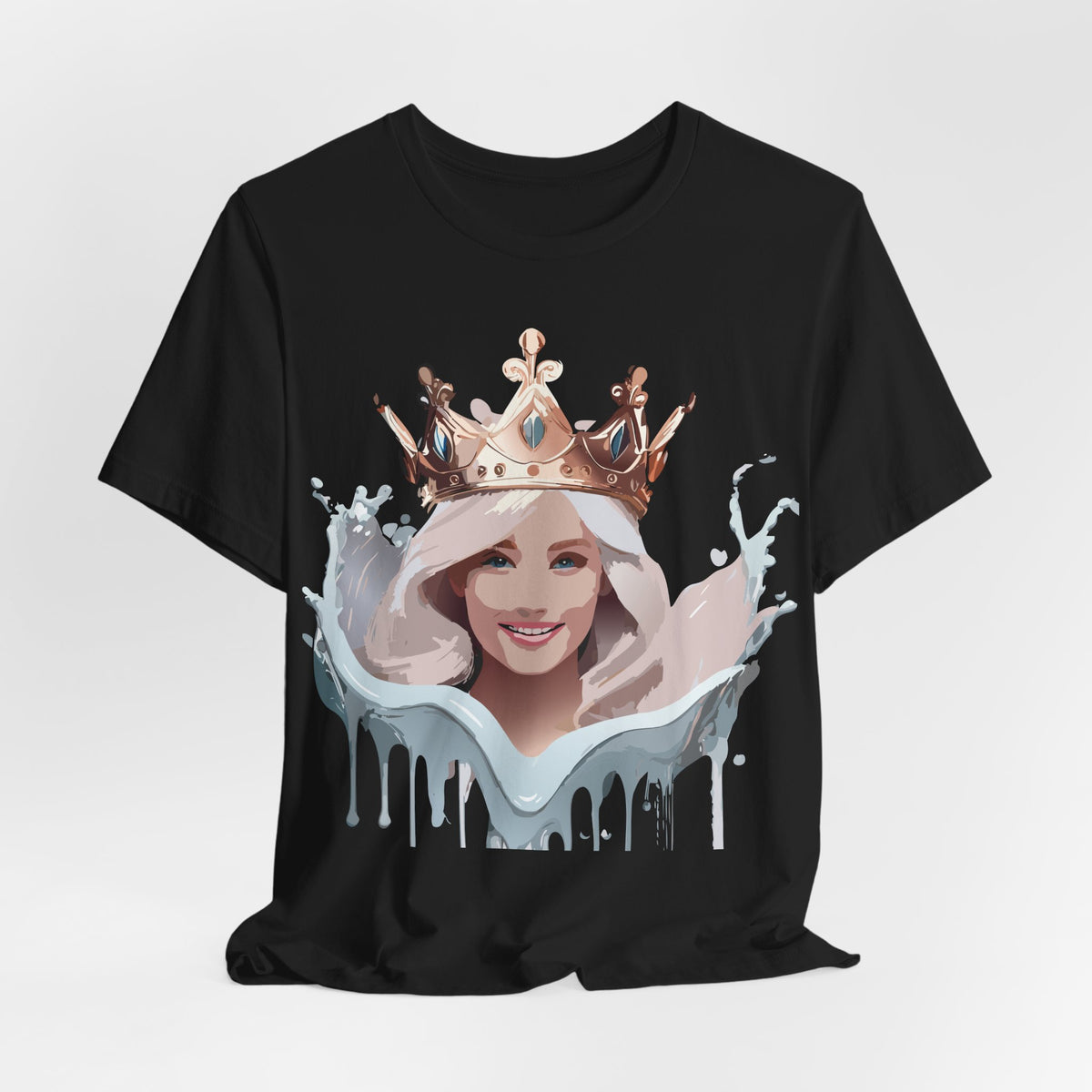 Queen Graphic Unisex Cotton Bella+Canvas Tee with Art Design m178