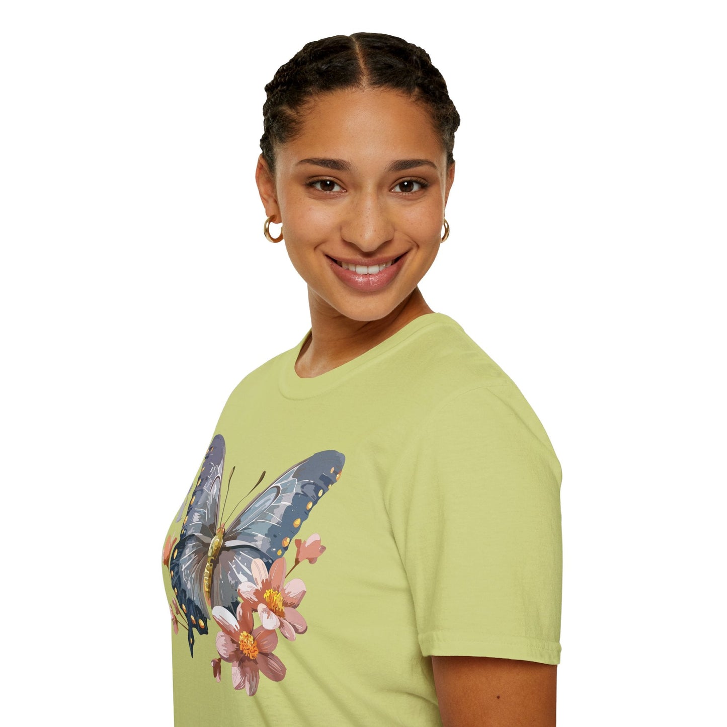 Butterfly Shirt Unisex T Shirt Monarch Butterfly Softstyle Tee Gildan 64000 Breathable Everyday Wear