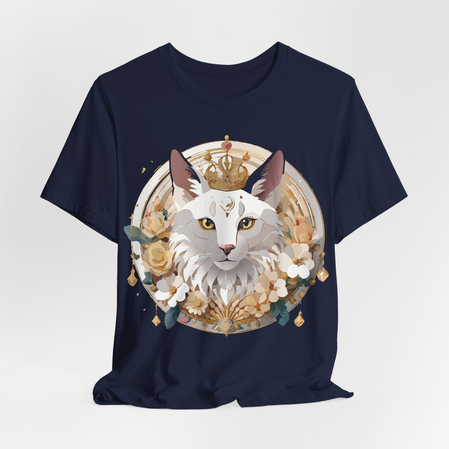 Medallion Graphic Unisex 100 Cotton Vintage Animal Medal Artwork Tee 38