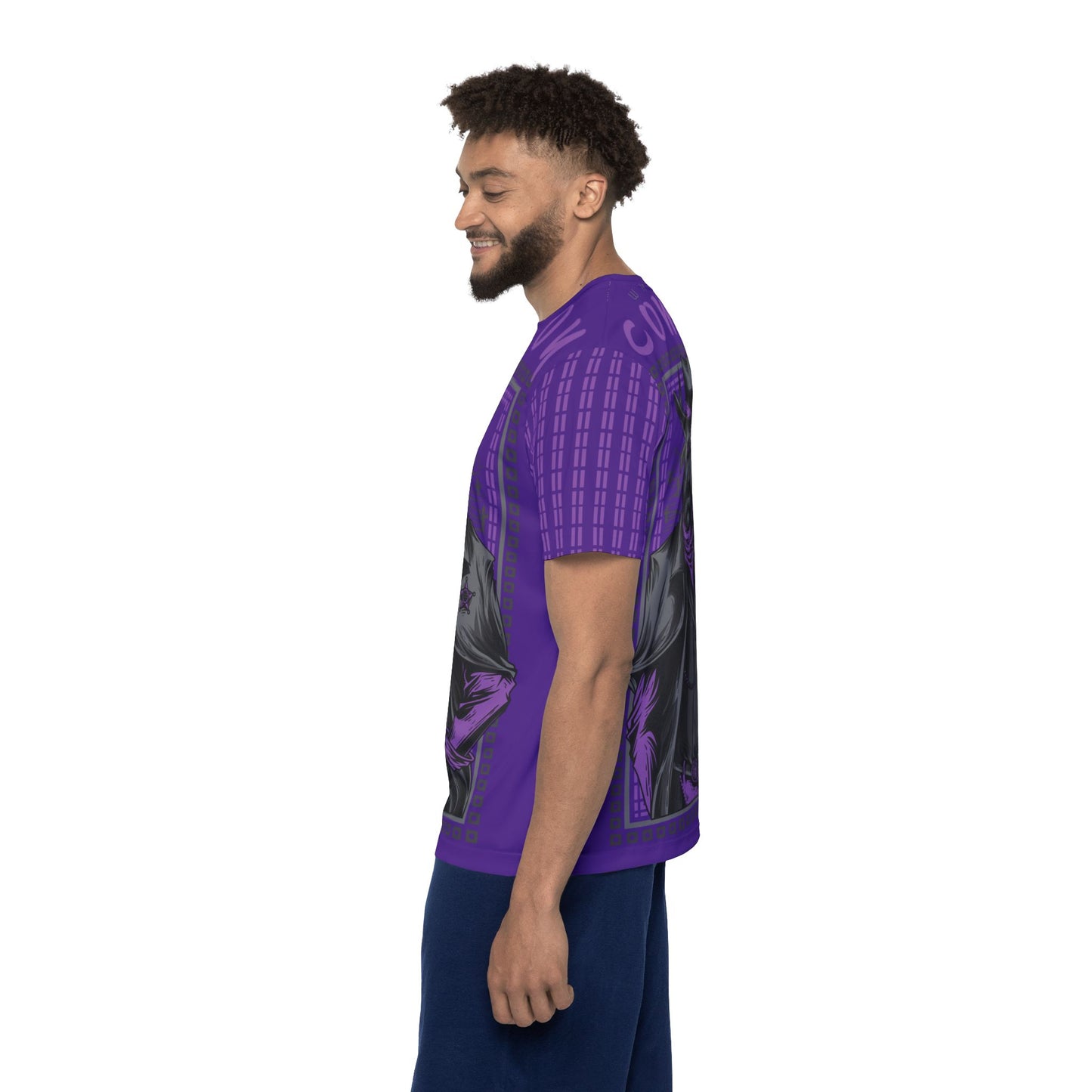 Be31 Fun Graphic T-Shirt, Art Design Poly Shirt, All Over Print Graphic Tee, Monsters T-Shirt, Cartoon Tees