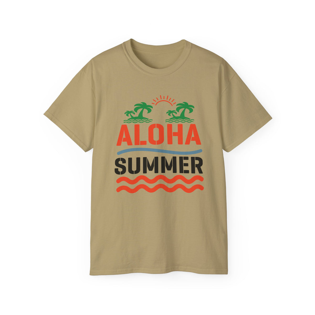 Aloha Summer Shirt | Tropical Palm Beach Tee