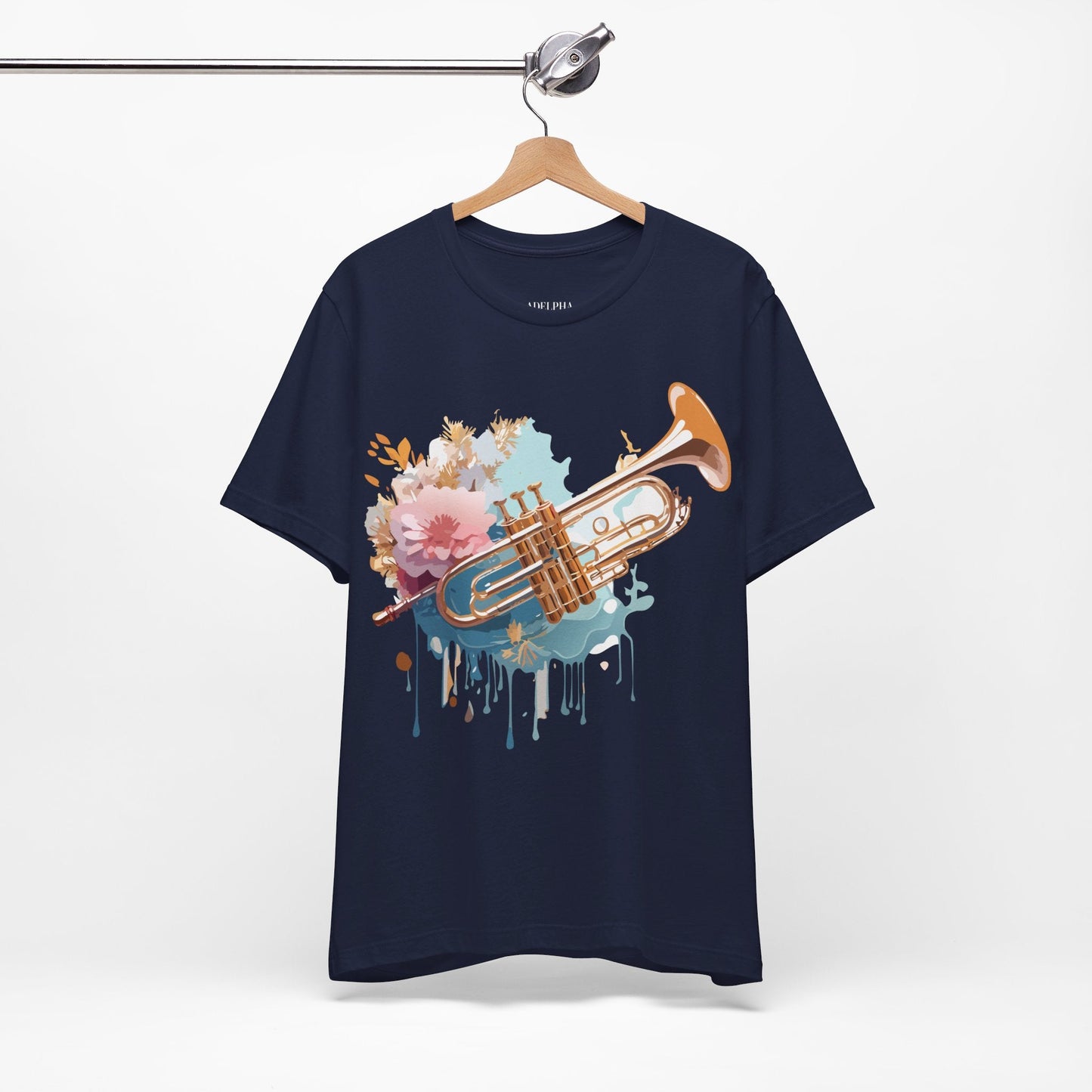 Unisex Graphic T Shirt Adelpha Music Tee Vintage Inspired Art Design Short Sleeve