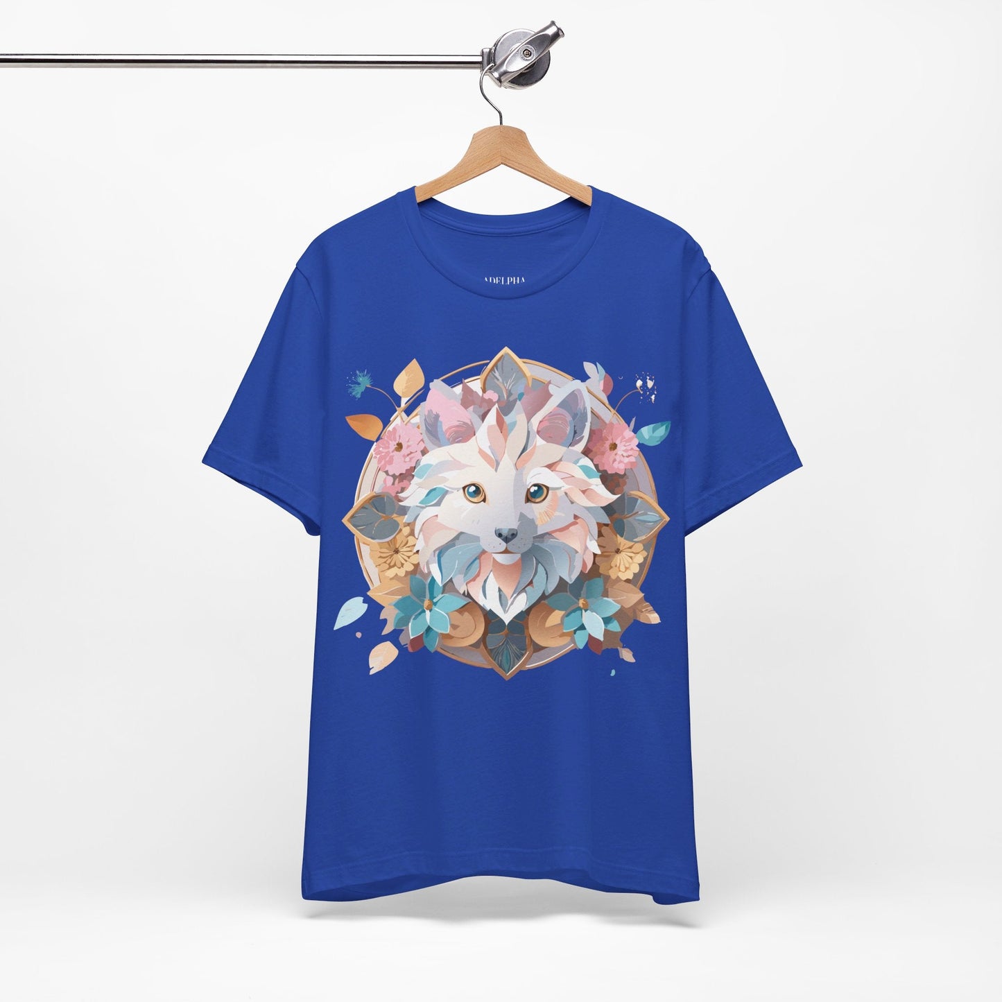 Medallion Graphic Unisex 100 Cotton Vintage Animal Medal Artwork Tee 89