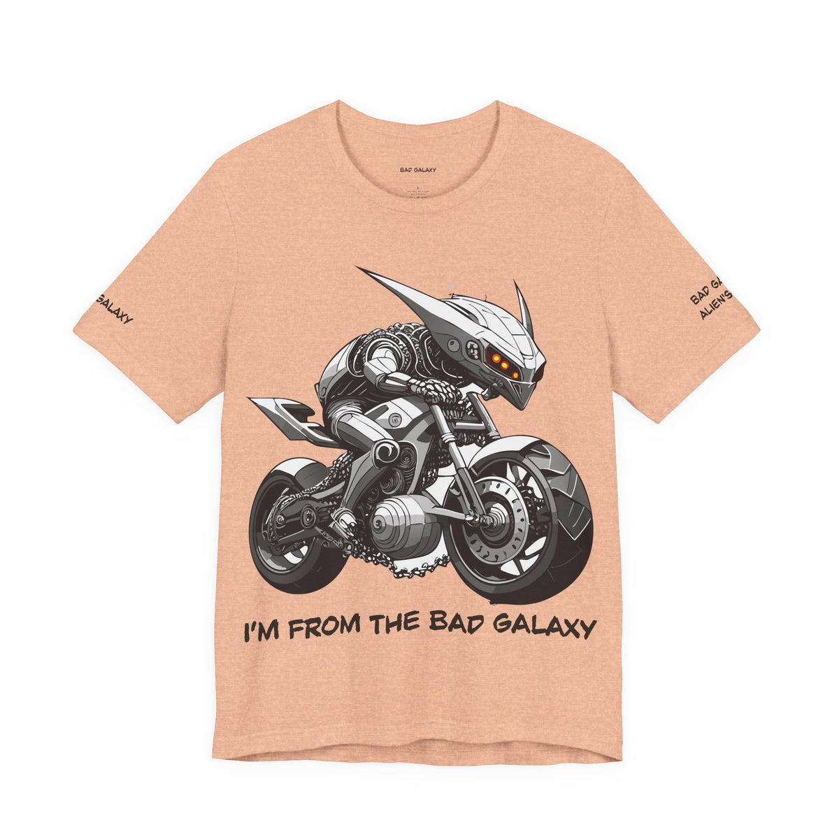 Alien Graphic Unisex Cotton Bella+Canvas Tee with Art Design b57