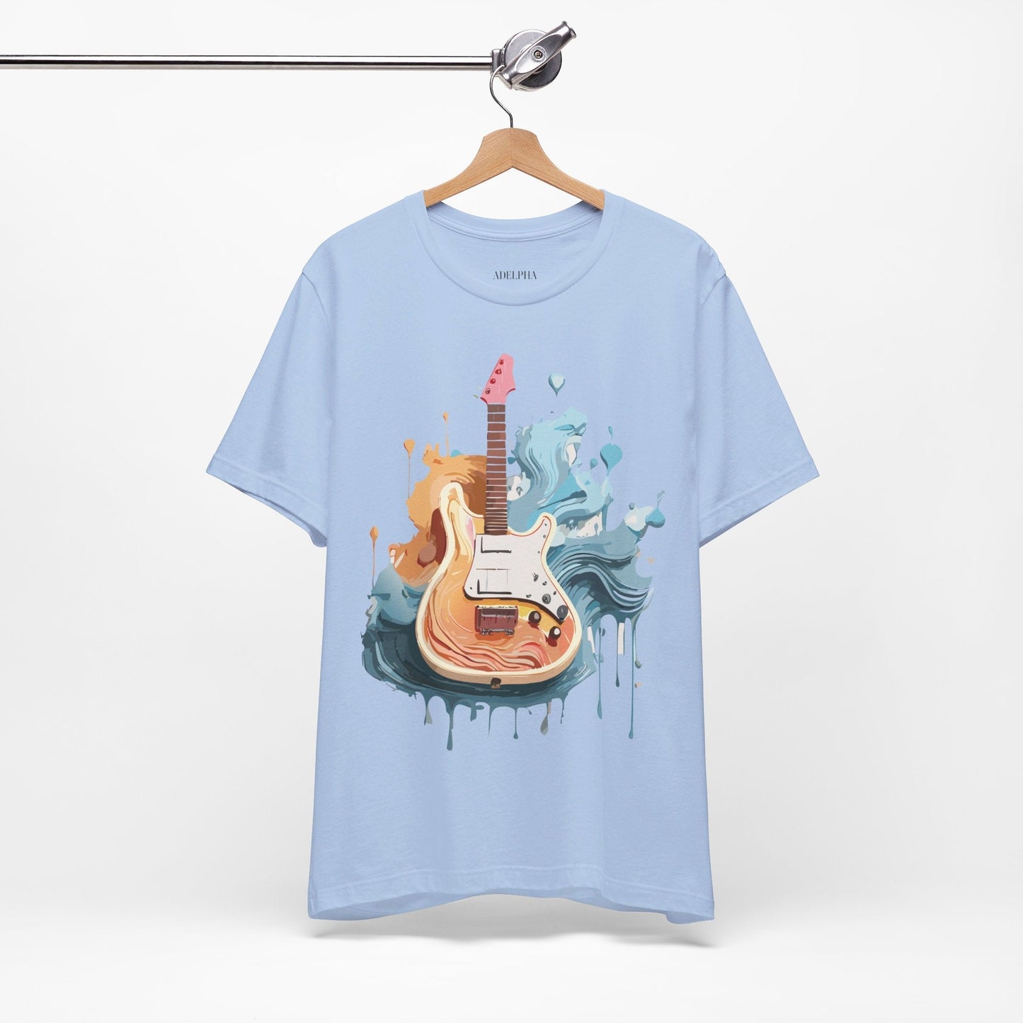Adelpha Music Graphic T Shirt Unisex Jersey Short Sleeve Vintage Inspired Tee Art Collection
