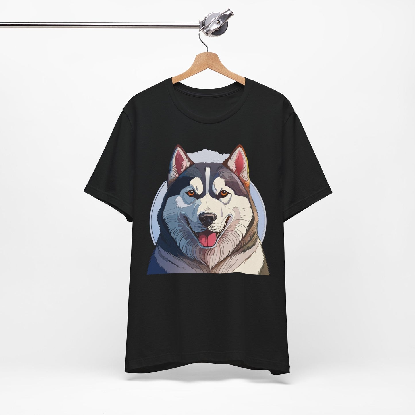 Unisex Animal Shirt Art Design Tee With Wild Animals Graphic Print Short Sleeve Style