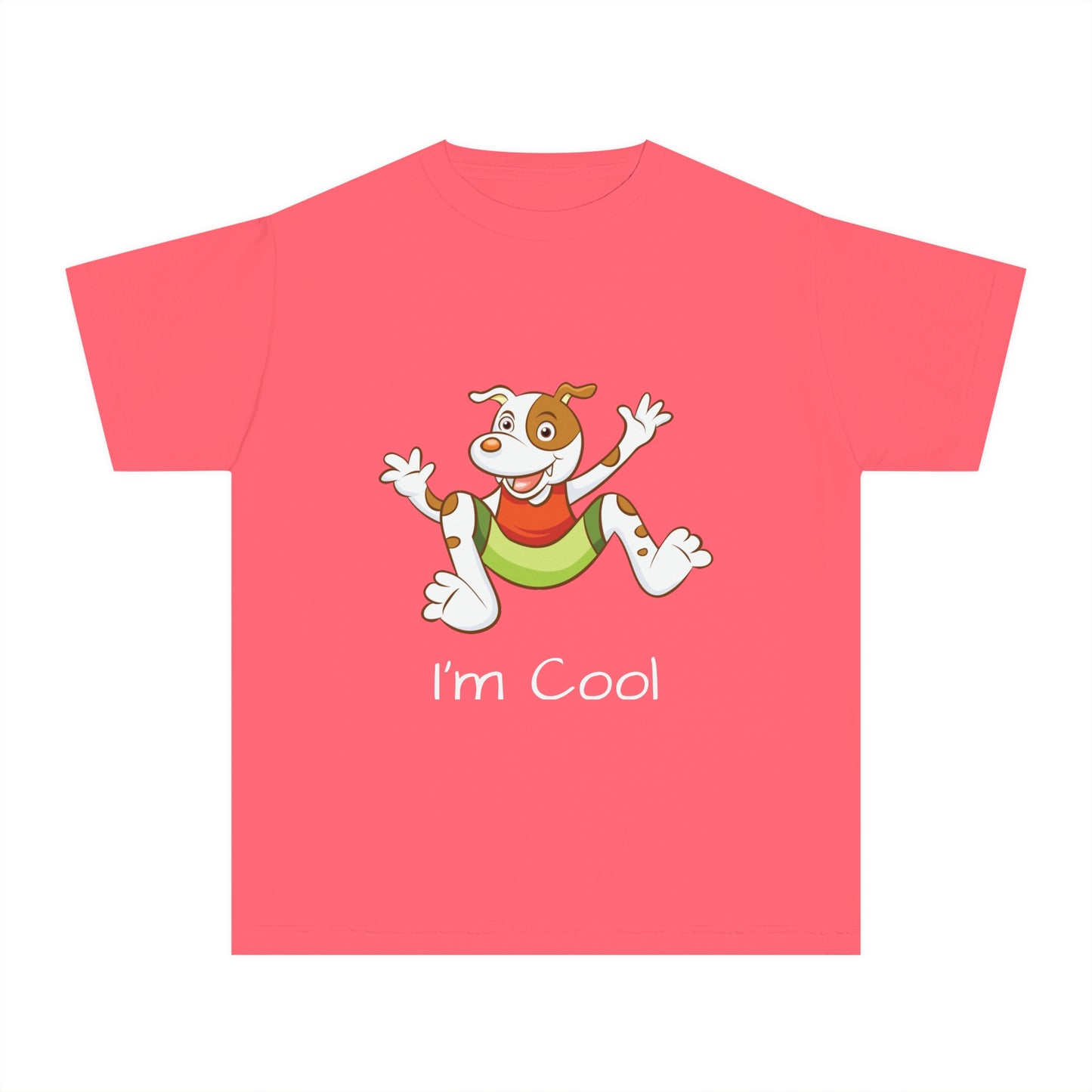 Youth Tee Shirt with Cool Dog