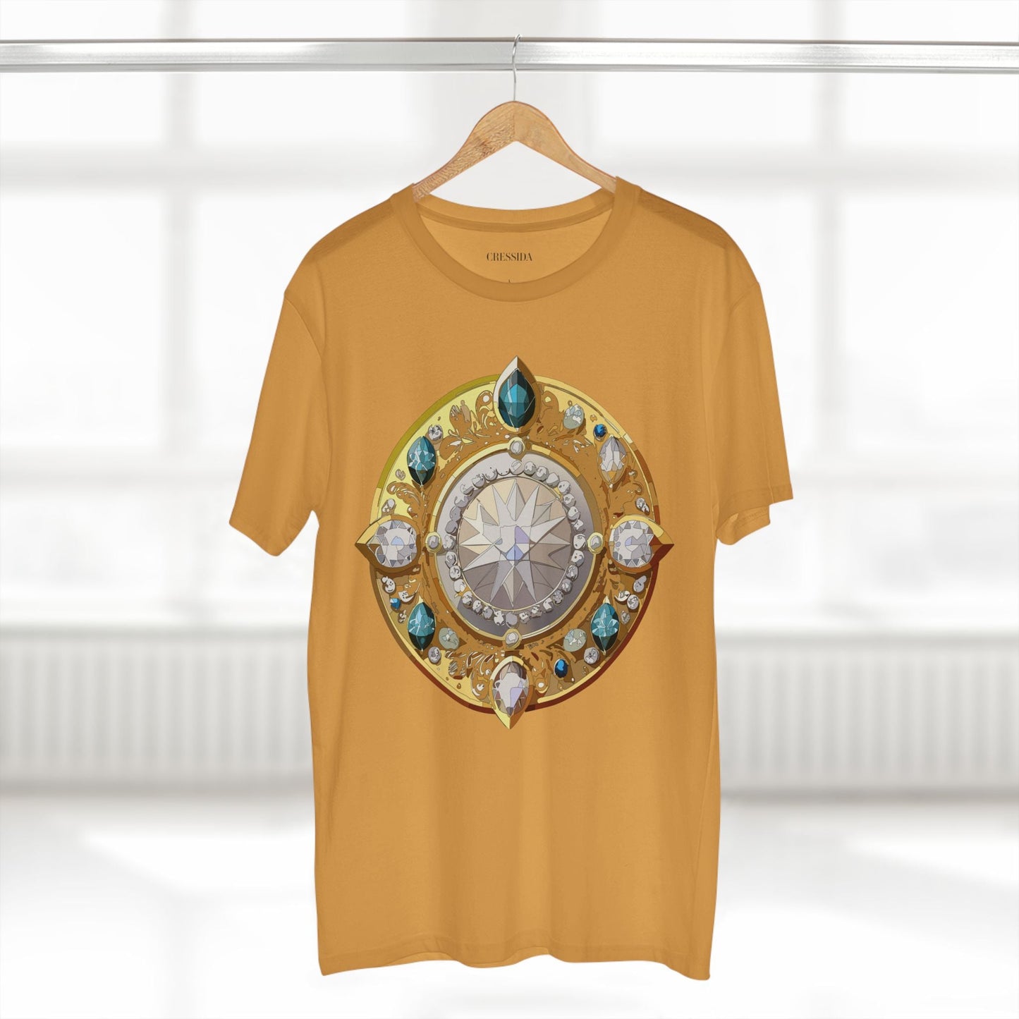 Medallion Graphic T-Shirt Unisex 100 Cotton With Gold Art Design Medal Tee 11