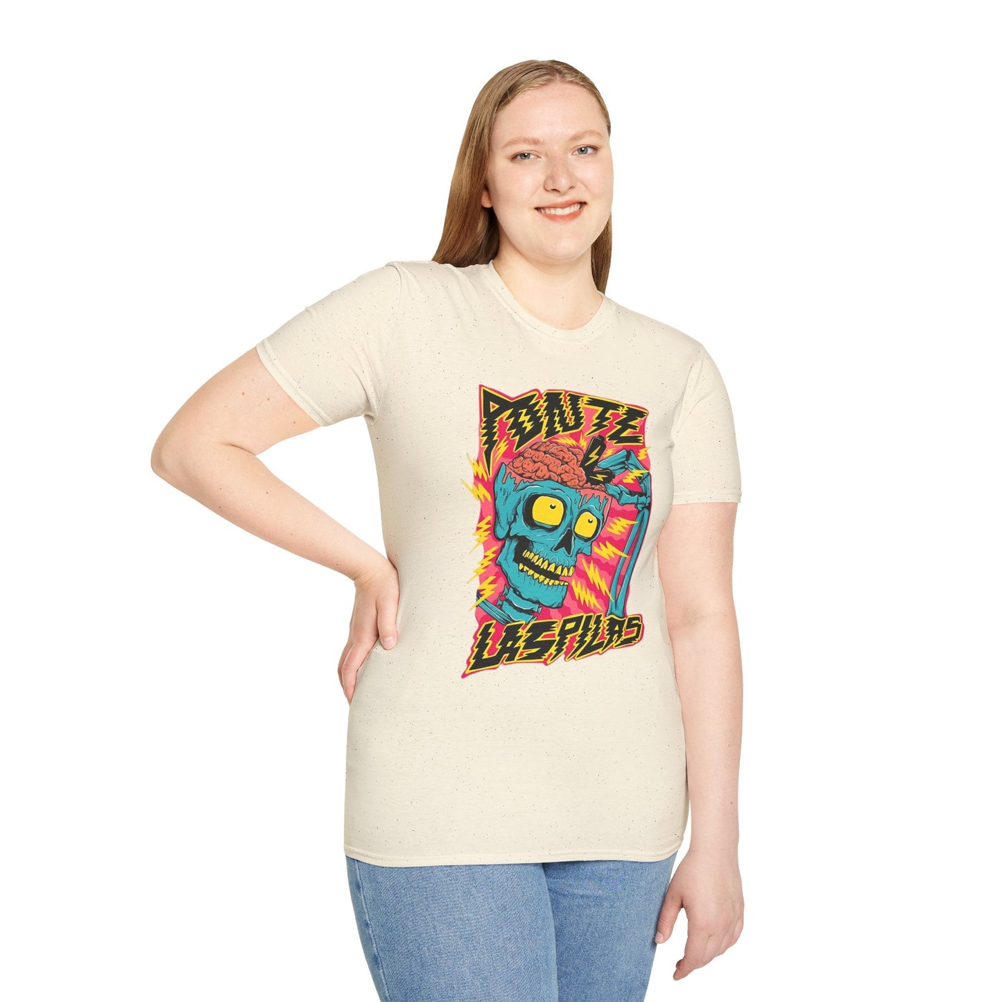 Skull Tee Shirt Unisex Skeleton Shirt Gildan Softstyle 64000 100 Percent Ring Spun Cotton