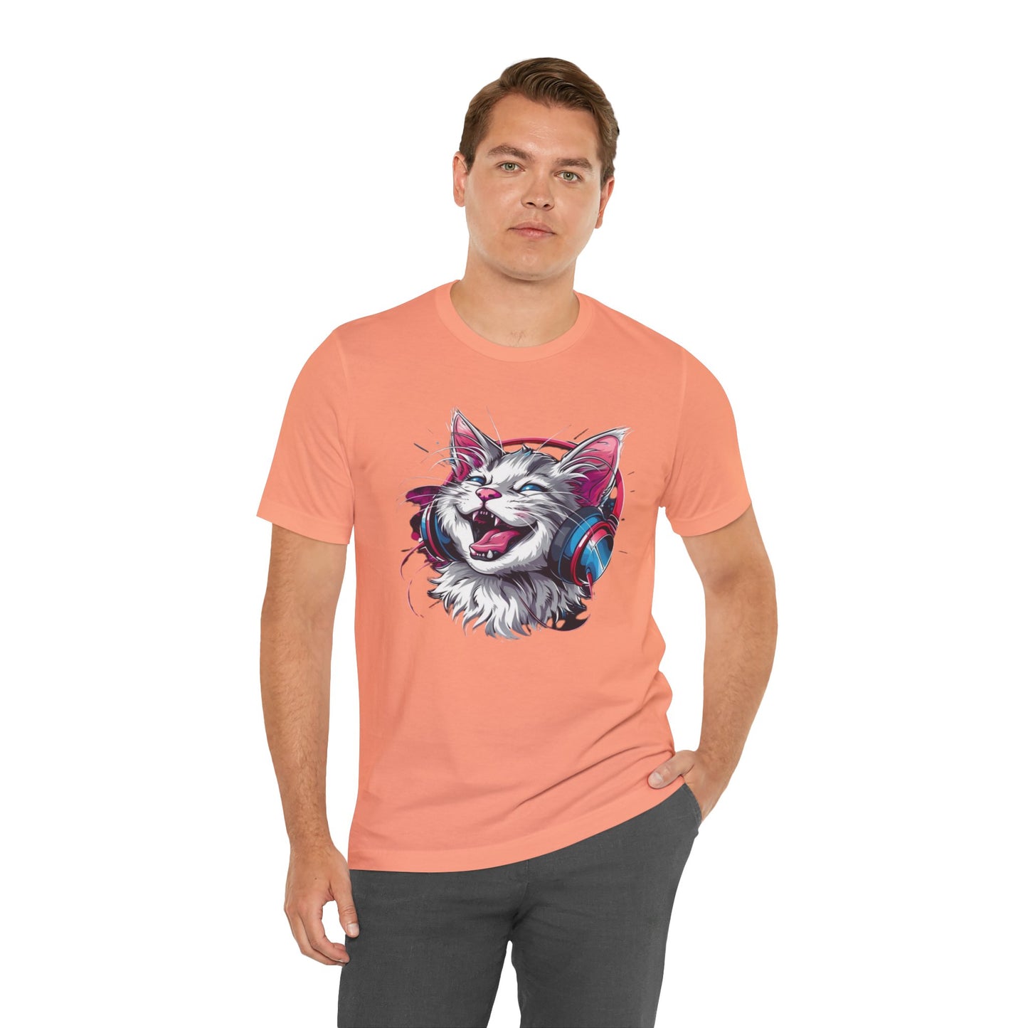 Gina Cartoon Cat Tee Shirt, Funny Cat T-Shirt, Pet Shirt, Animal Tees, Funny Animal T-Shirt, Graphic Tee