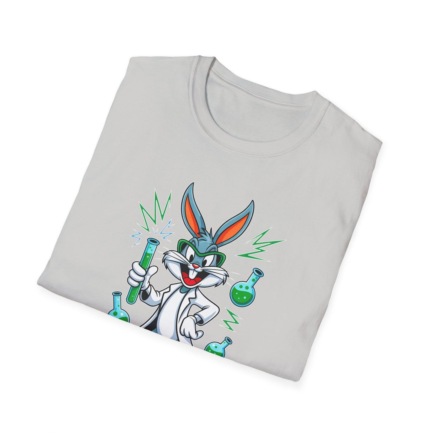 Bugs Bunny T Shirt Unisex Softstyle Cartoon Tee 100 Percent Ring Spun Cotton Graphic Artwork