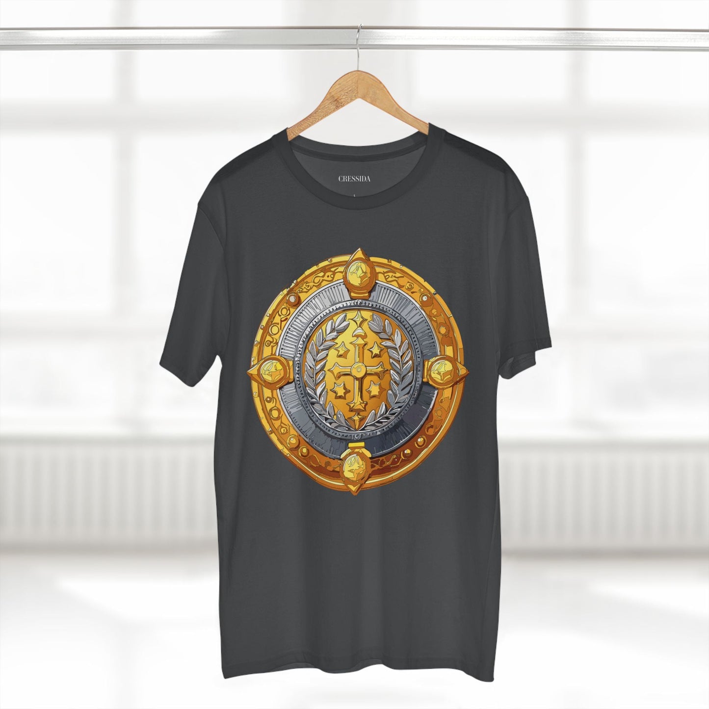 Antique Gold Coin Graphic Design T-Shirt Unisex 100 Cotton With Golden Print Artwork Tee 12
