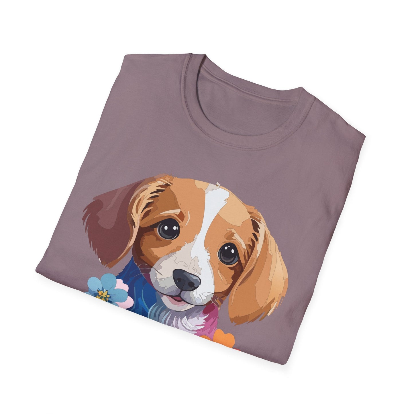 Unisex Dog Shirt Animal Graphic Tee Soft Cotton Gildan 64000